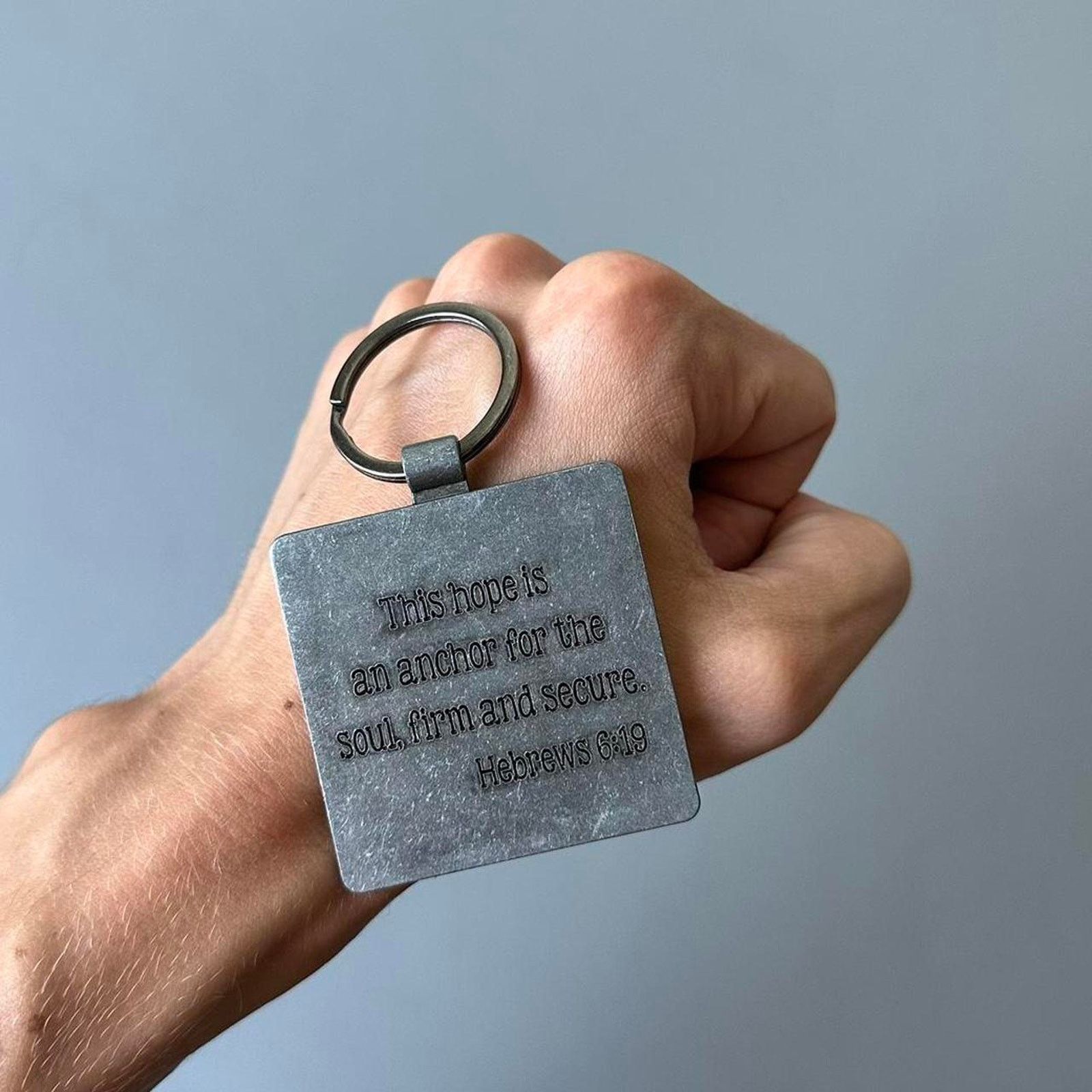 Vintage Vintage 00s Square Hope Jesus God Inspiring Bible Key Chain Size ONE SIZE - 2 Thumbnail