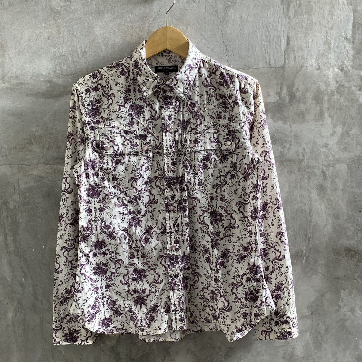 Japanese Brand × Matsuda × Nicole Club 🔥Hideways Nicole Floral pattern shirt Size US M / EU 48-50 / 2 - 1 Thumbnail