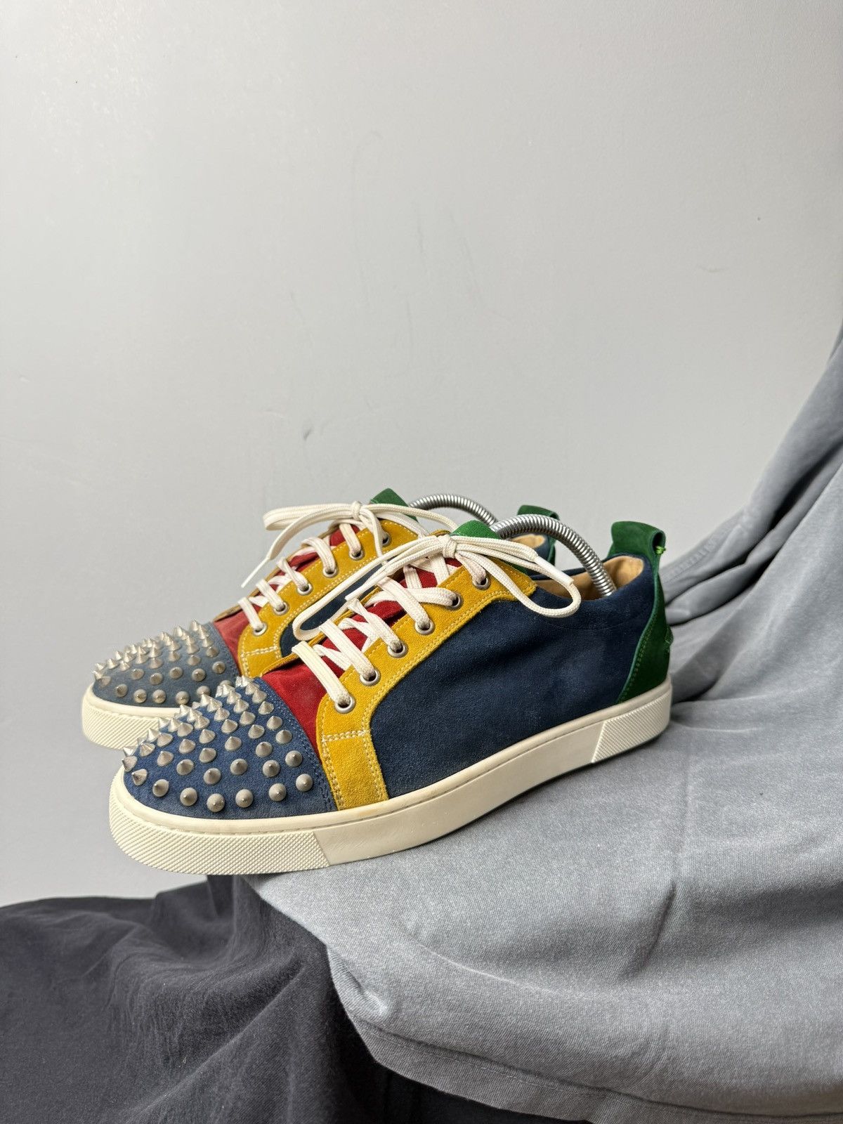 Christian Louboutin Christian Louboutin Suede Low Top Sneakers 42 Size Size US 8.5 / EU 41-42 - 1 Thumbnail