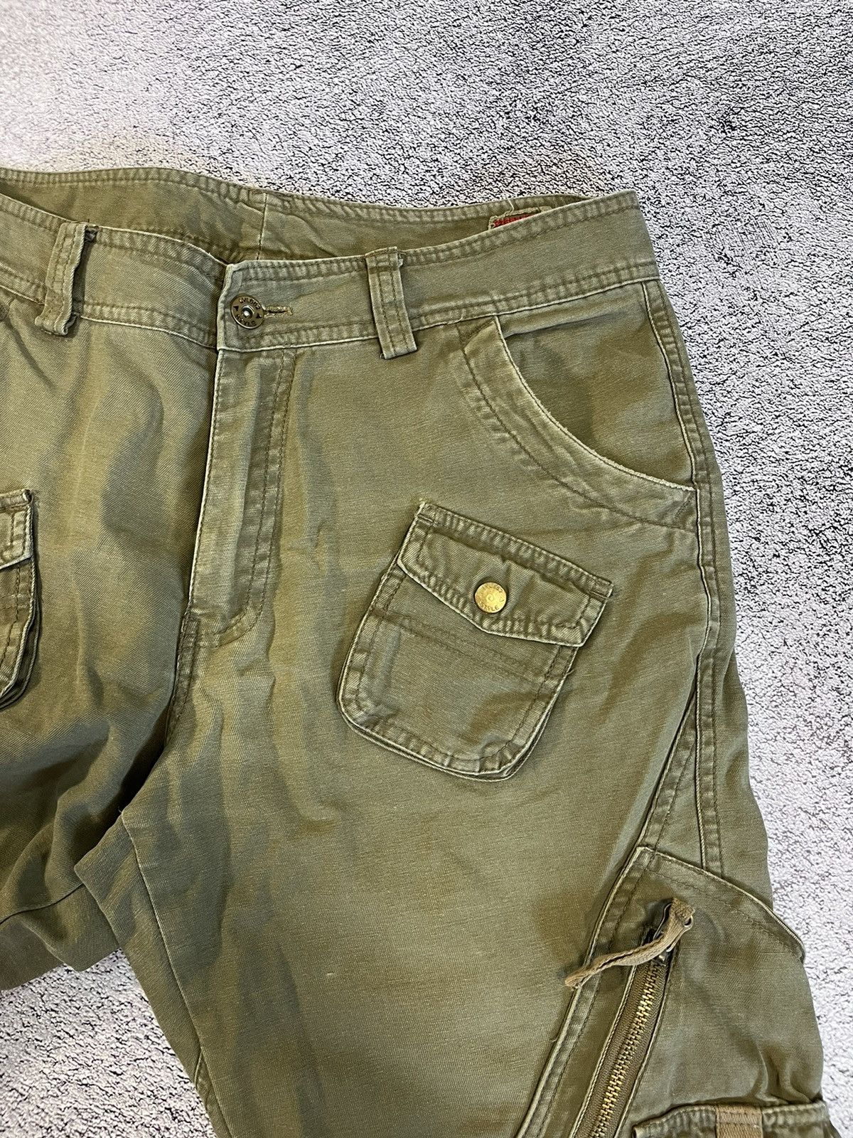 Japanese Brand × Vintage Japanese Brand Multepocket Mens Cargo Pants Military Vintage Size US 32 / EU 48 - 16 Thumbnail