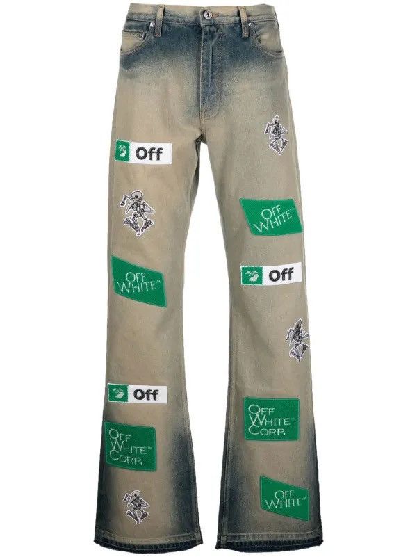 Off-White Off-White Diag Multi-Logo Jeans Brand New w Tags Size US 32 / EU 48 - 1 Thumbnail
