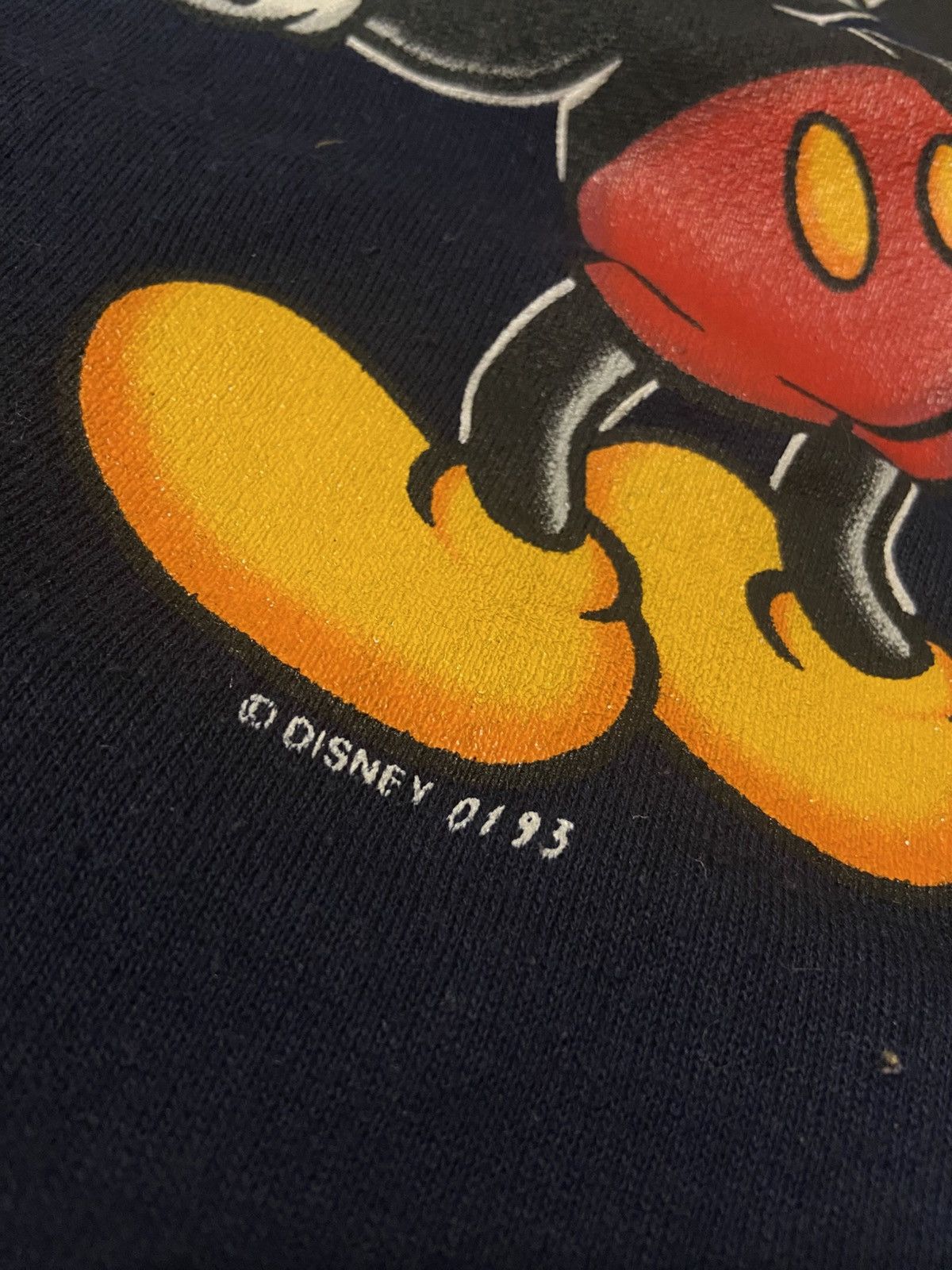 Mickey Mouse Micky Mouse vintage sweater 90s chalkboard Size US M / EU 48-50 / 2 - 3 Thumbnail