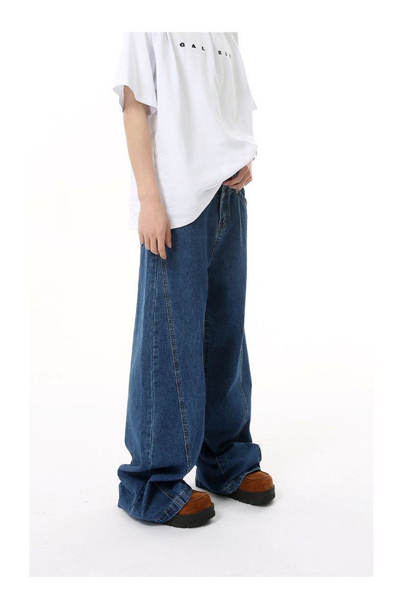 Japanese Brand Japanese retro high-street straight-leg casual jeans Size US 32 / EU 48 - 4 Thumbnail