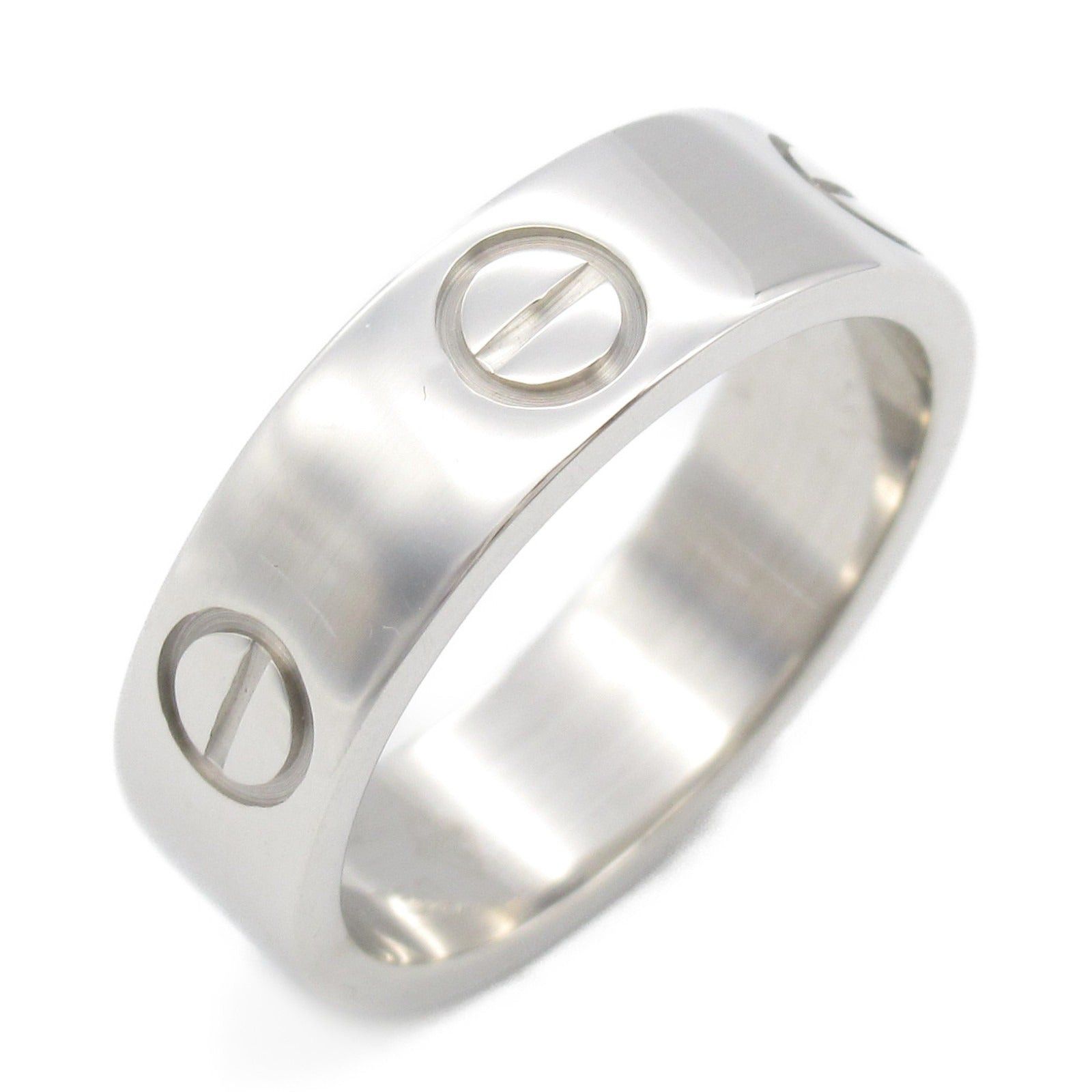 Cartier Cartier Love Ring K18Wg (White Gold) Silver Size ONE SIZE - 1 Thumbnail