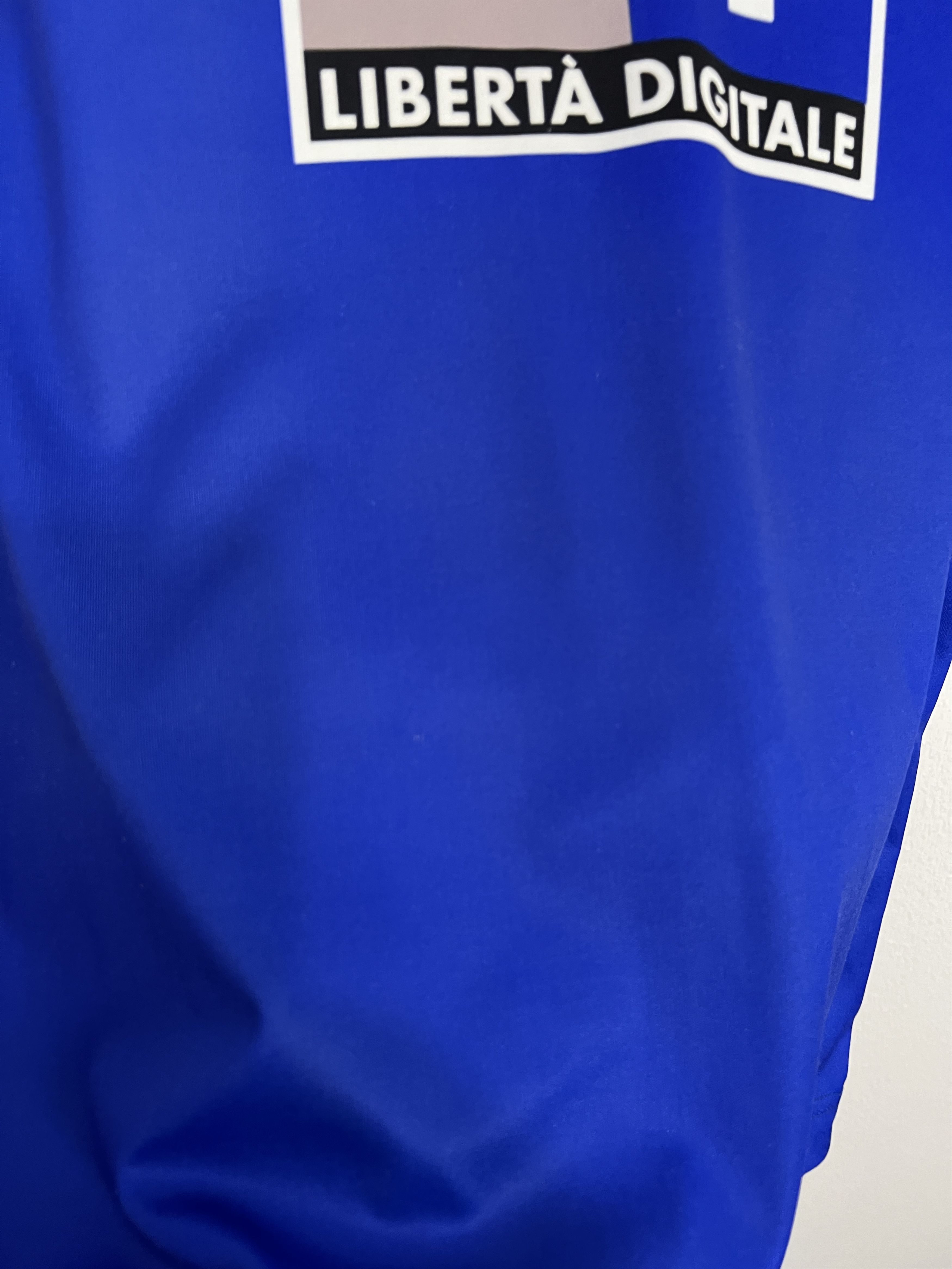 Kappa Juventus Third football shirt 1998 Soccer Kappa Blue Maglia Size US L / EU 52-54 / 3 - 8 Thumbnail