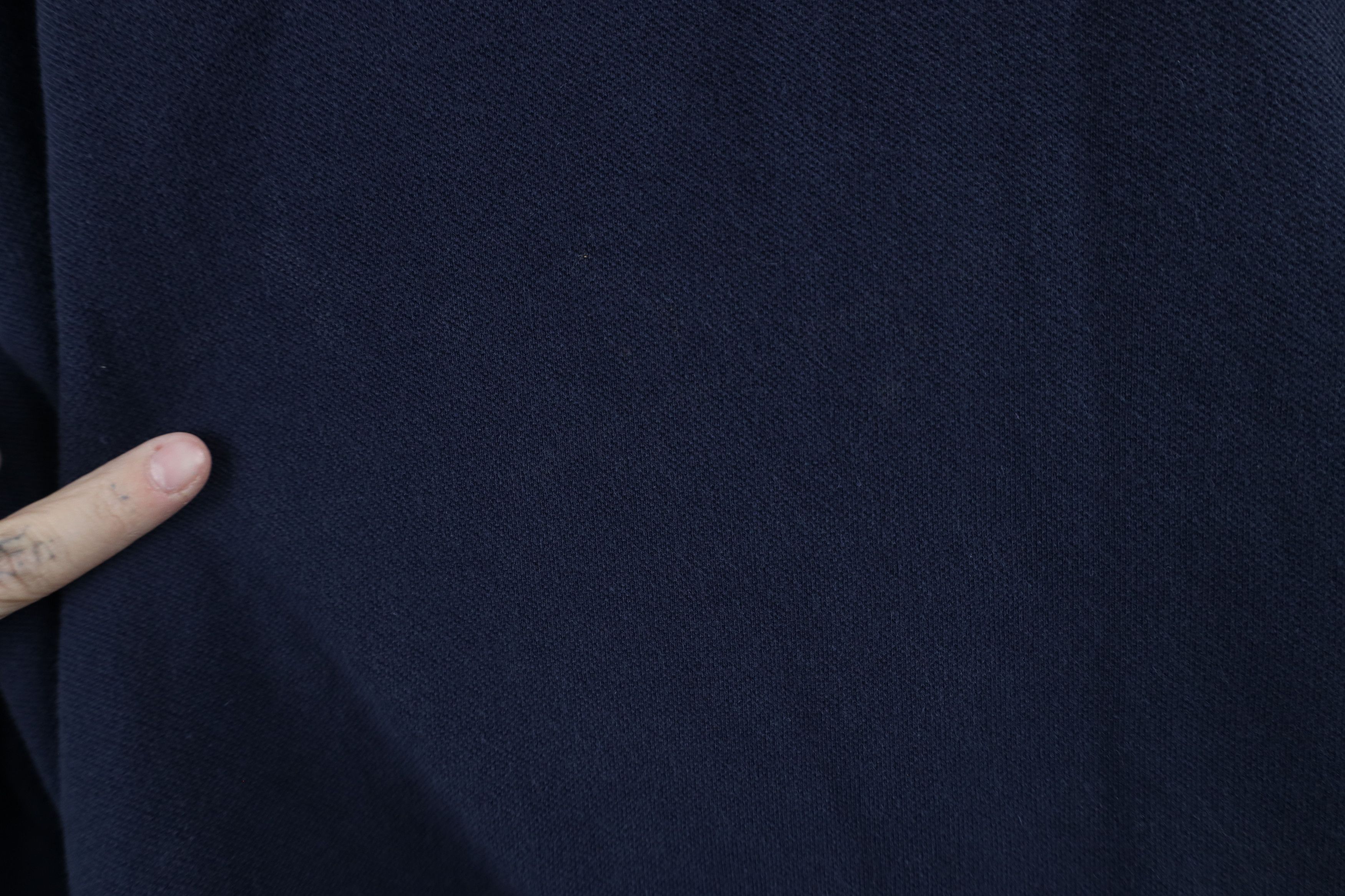 Nautica × Vintage Vintage 90s Nautica Long Sleeve Rugby Polo Shirt Blue Size US L / EU 52-54 / 3 - 5 Thumbnail