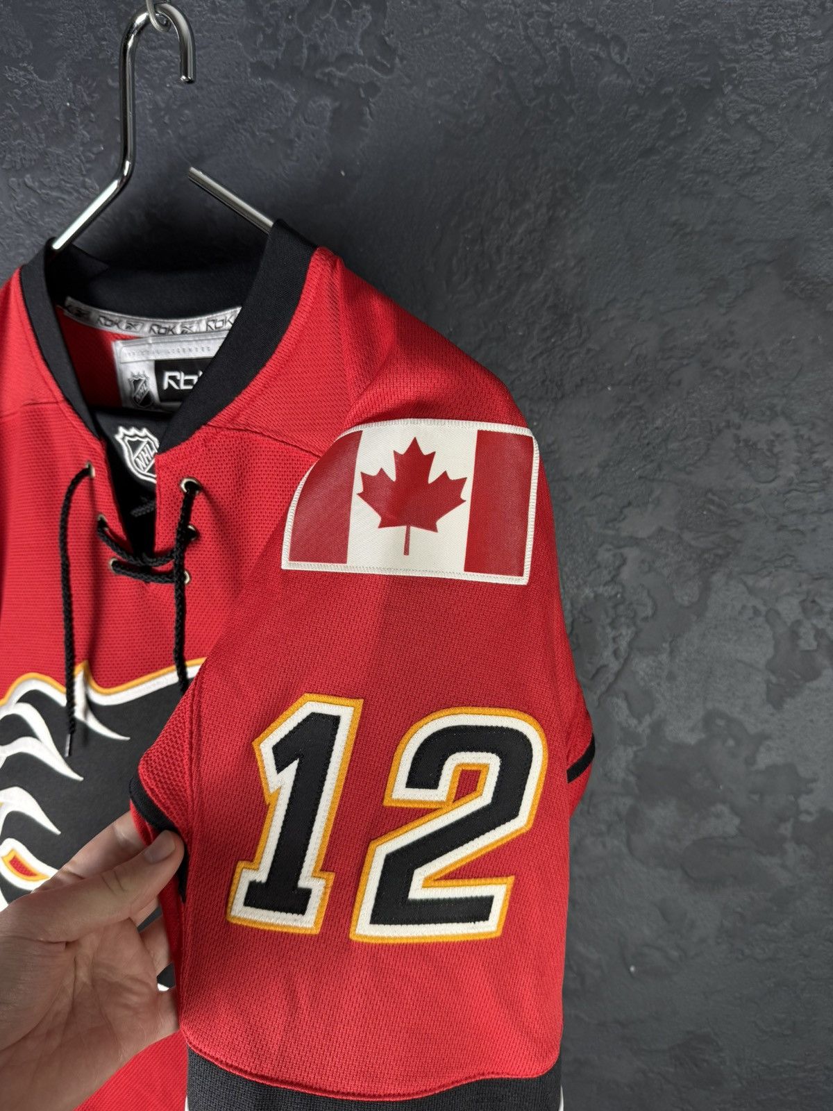 Reebok Vintage Rebook NHL Calgary Flames #12 Jarome Iginla Jersey Size US S / EU 44-46 / 1 - 12 Thumbnail