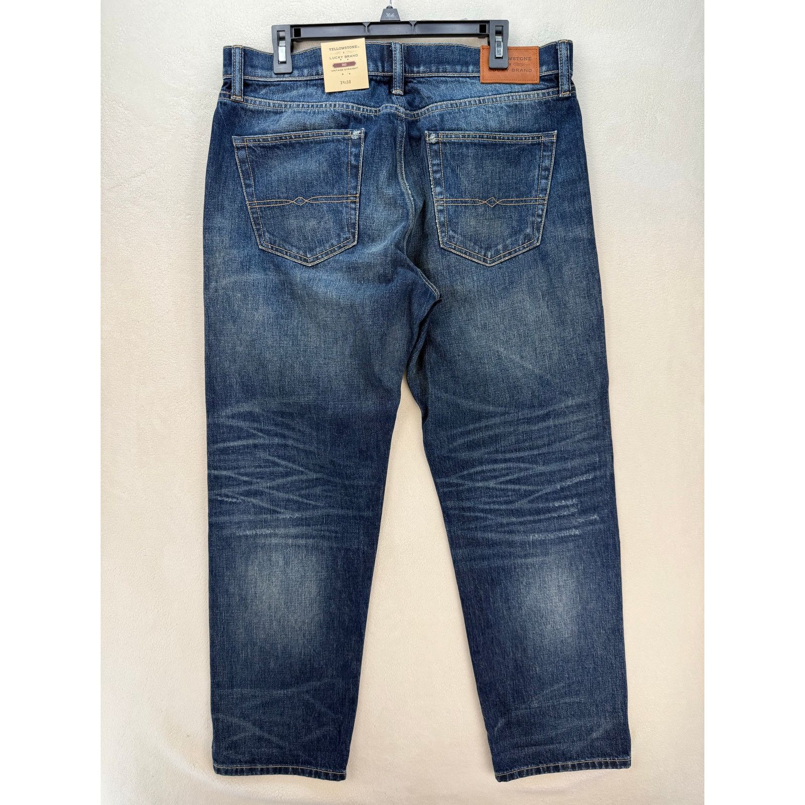 Lucky Brand LUCKY BRAND X YELLOWSTONE MEN'S 34X32 VINTAGE STRAIGHT Size US 34 / EU 50 - 6 Thumbnail