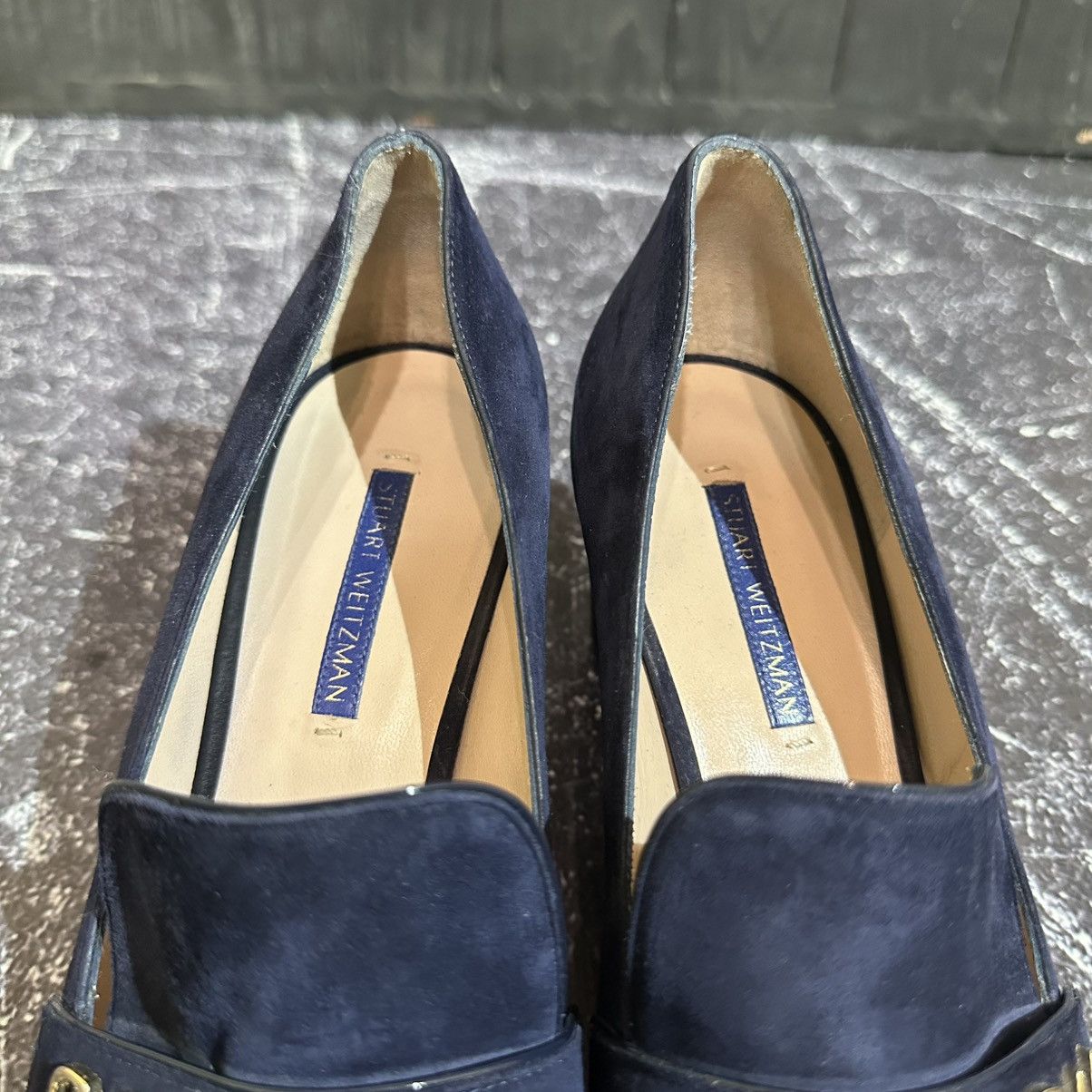 Stuart Weitzman Stuart Weitzman women’s suede loafers heels size 40 Size US 10 / IT 40 - 17 Thumbnail