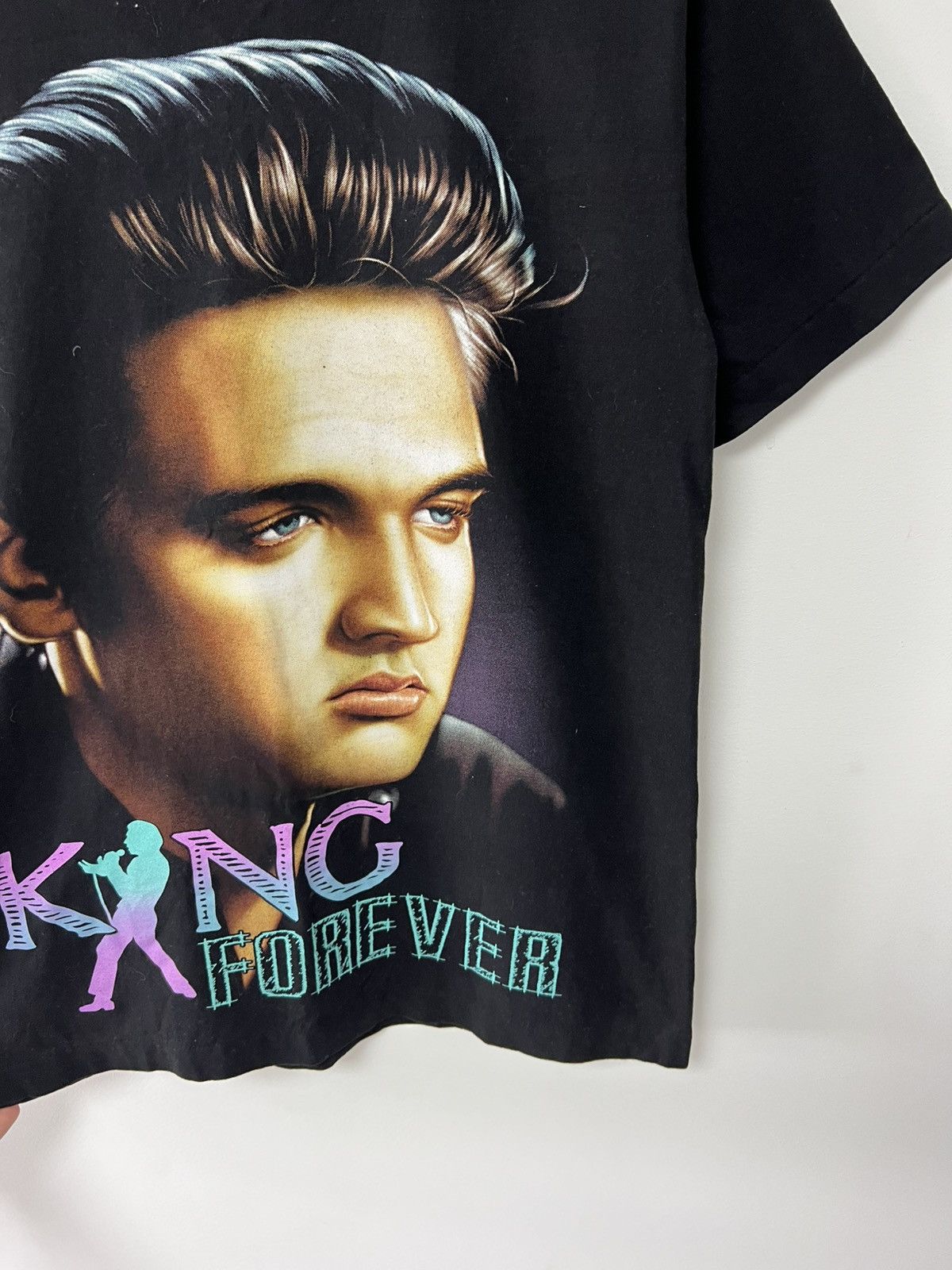 Vintage Vintage 90’s Elvis Presley Rock n Roll King Mens Rare sz M Size US M / EU 48-50 / 2 - 10 Thumbnail