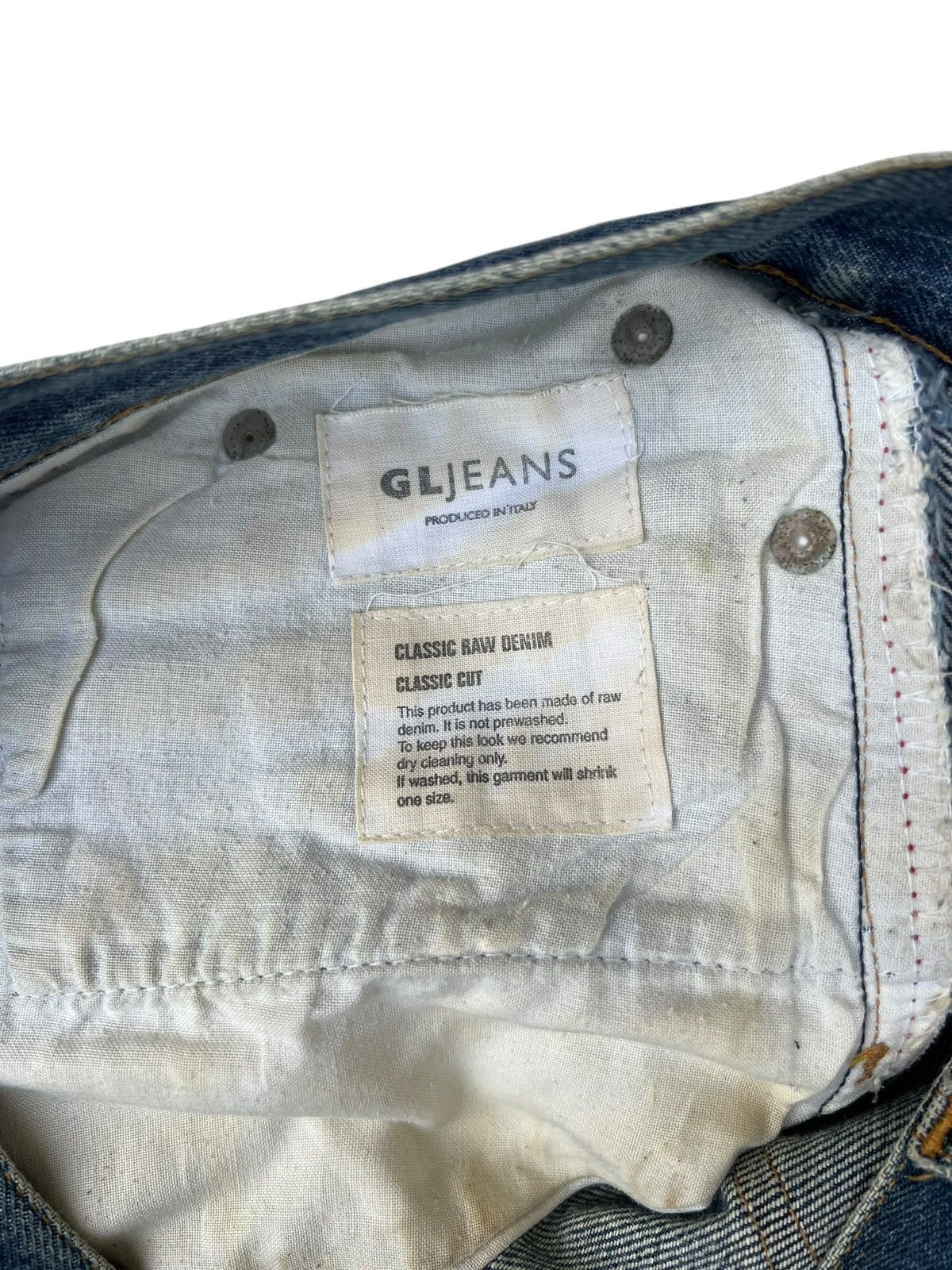 Helmut Lang Vintage Helmut Lang GLJeans Aging Distress Mud Denim Jeans Size US 29 - 23 Thumbnail