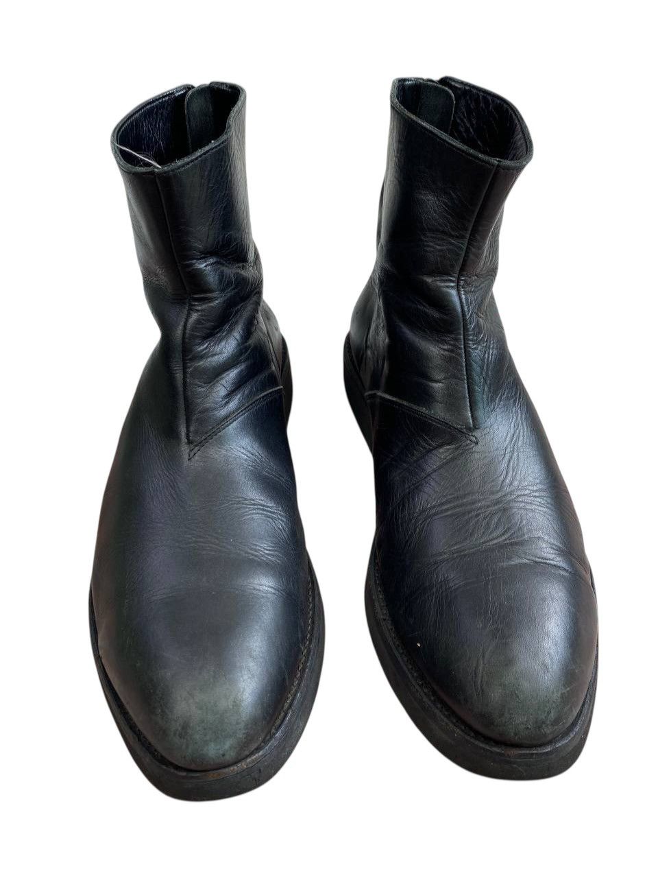 Lad Musician Lad Musician Back Zipper Leather Ankle Boots Size US 11.5 / EU 44-45 - 4 Thumbnail