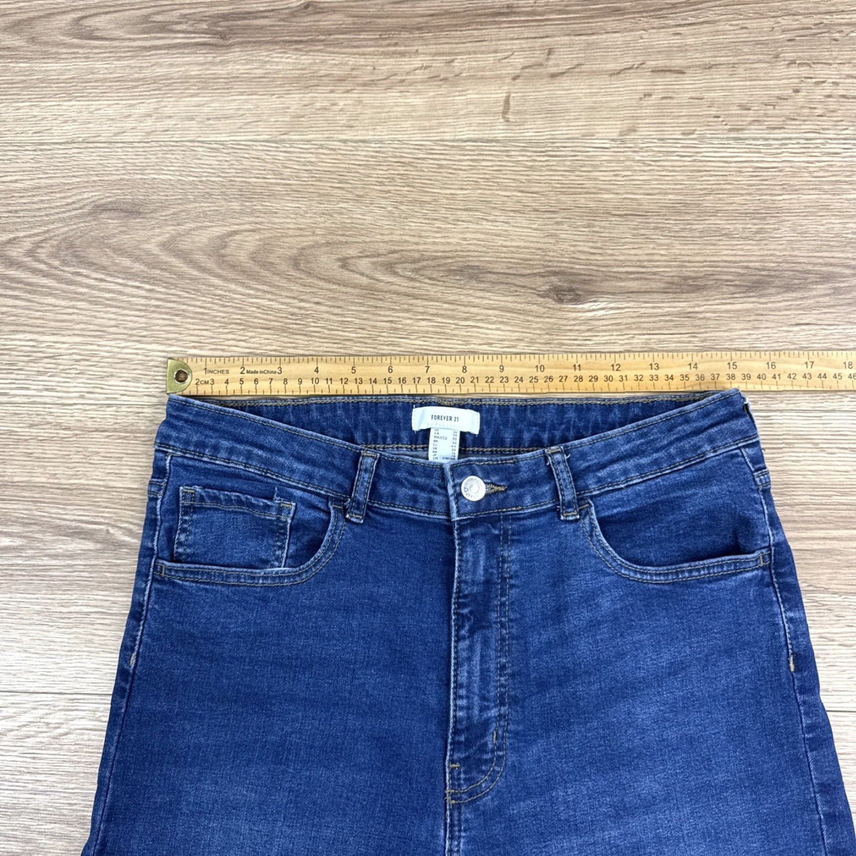 Forever 21 FOREVER 21 Jeans Womens Size 30 Skinny Ankle High Rise Dark Blue Denim Size 30" / US 8 / IT 44 - 4 Thumbnail