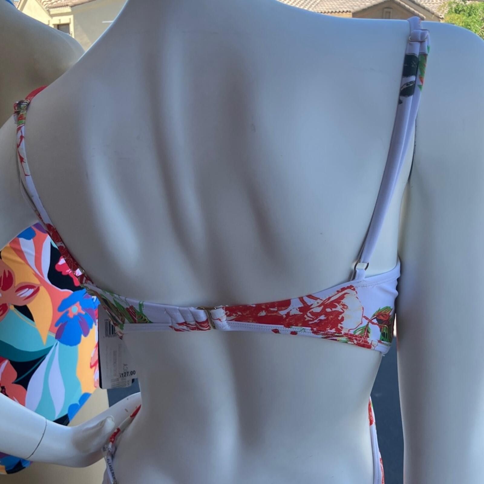 Other RACHEL Rachel Roy One Piece Bodysuit with Red Floral Print Size ONE SIZE - 9 Thumbnail