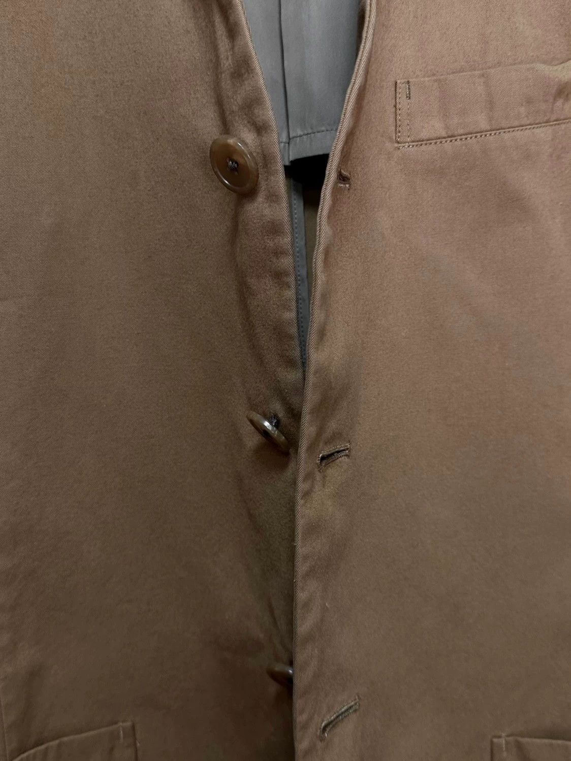 Yohji Yamamoto Yohji Yamamoto 90ss WarmBrn Collarless Padded Jacket M Size US S / EU 44-46 / 1 - 4 Thumbnail