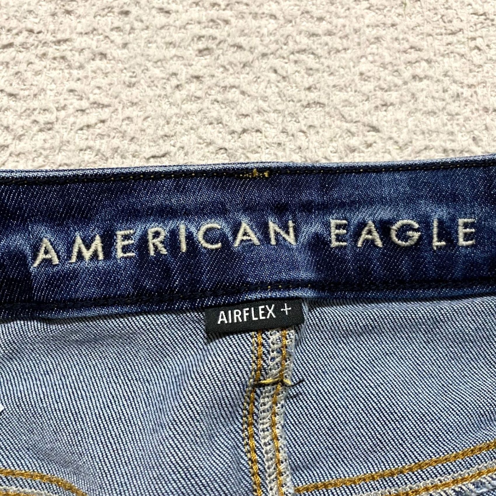 American Eagle Outfitters American Eagle Outfitters Jeans 28x32 Blue Denim Slim Straight Medium Wash Mens Regular Jeans Size US 28 / EU 44 - 3 Thumbnail