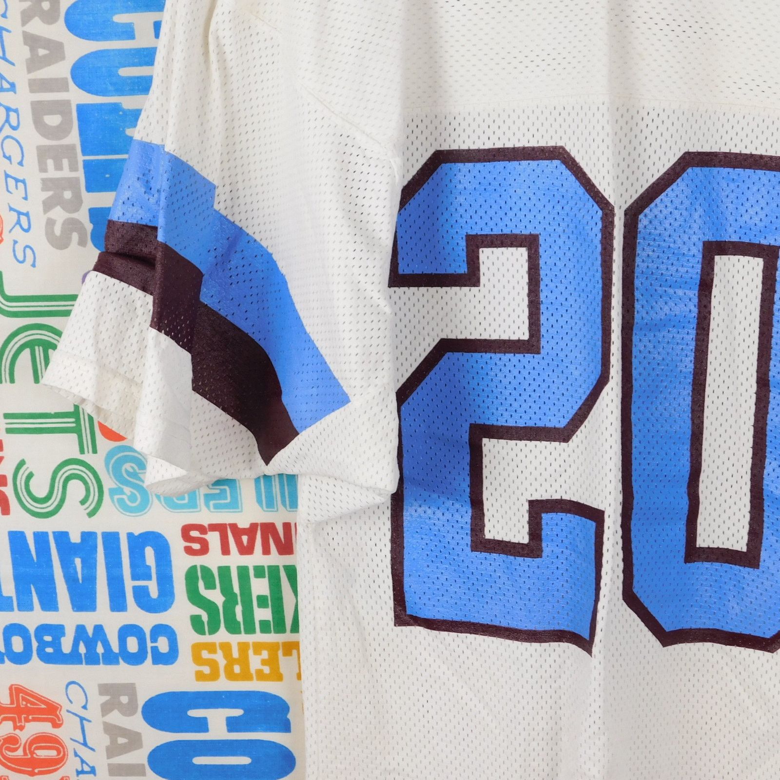 Russell Athletic 90s Russell Athletic Football Jersey Size S White Mesh #20 Size US S / EU 44-46 / 1 - 7 Thumbnail