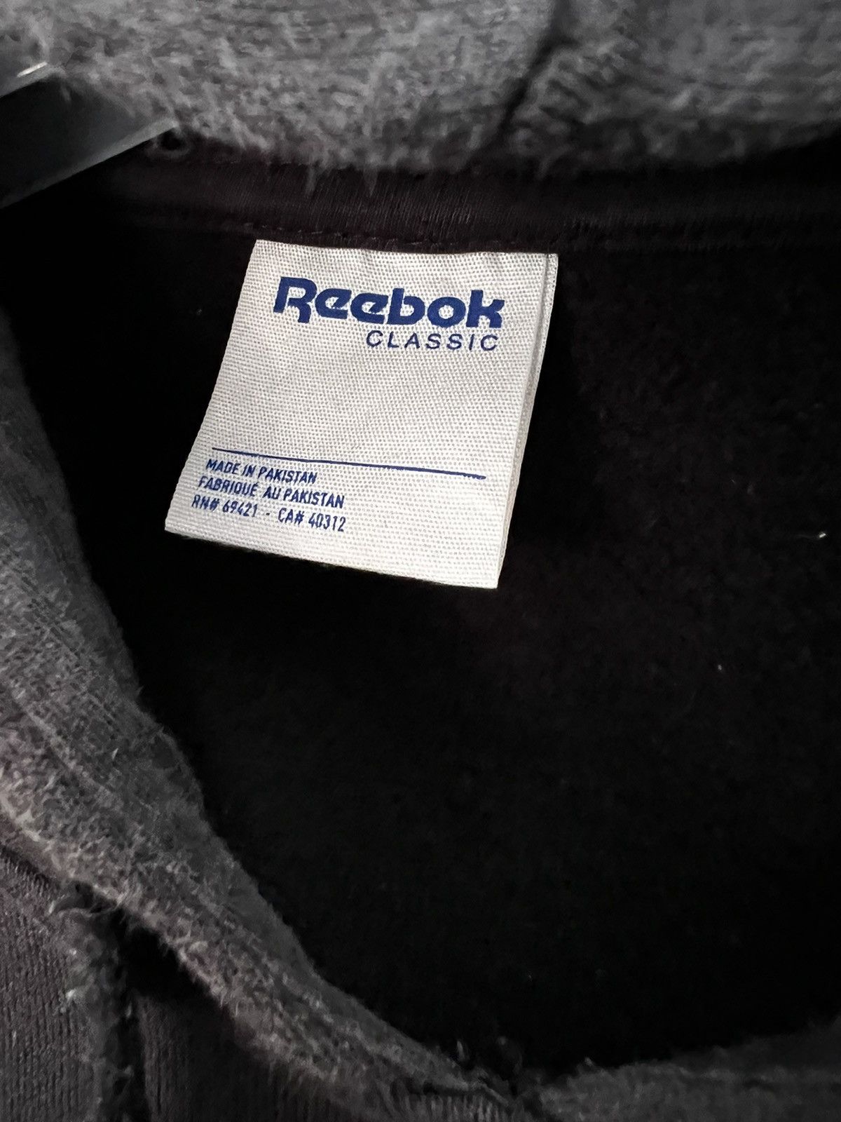 Reebok 🔥 Vintage side tape REEBOK CLASSIC hoodie - M Size US S / EU 44-46 / 1 - 8 Thumbnail