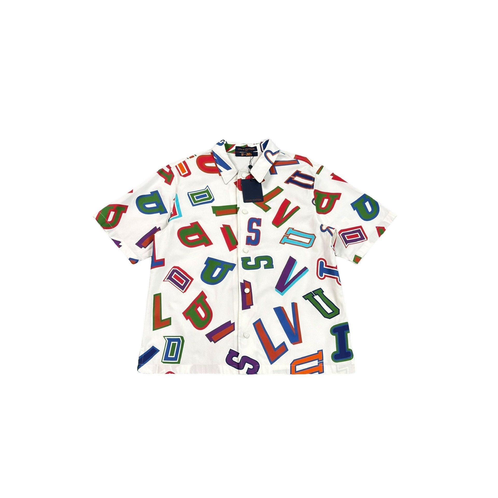 Louis Vuitton Louis Vuitton x NBA All-Over Print Shirt Size XL Size US XL / EU 56 / 4 - 1 Thumbnail