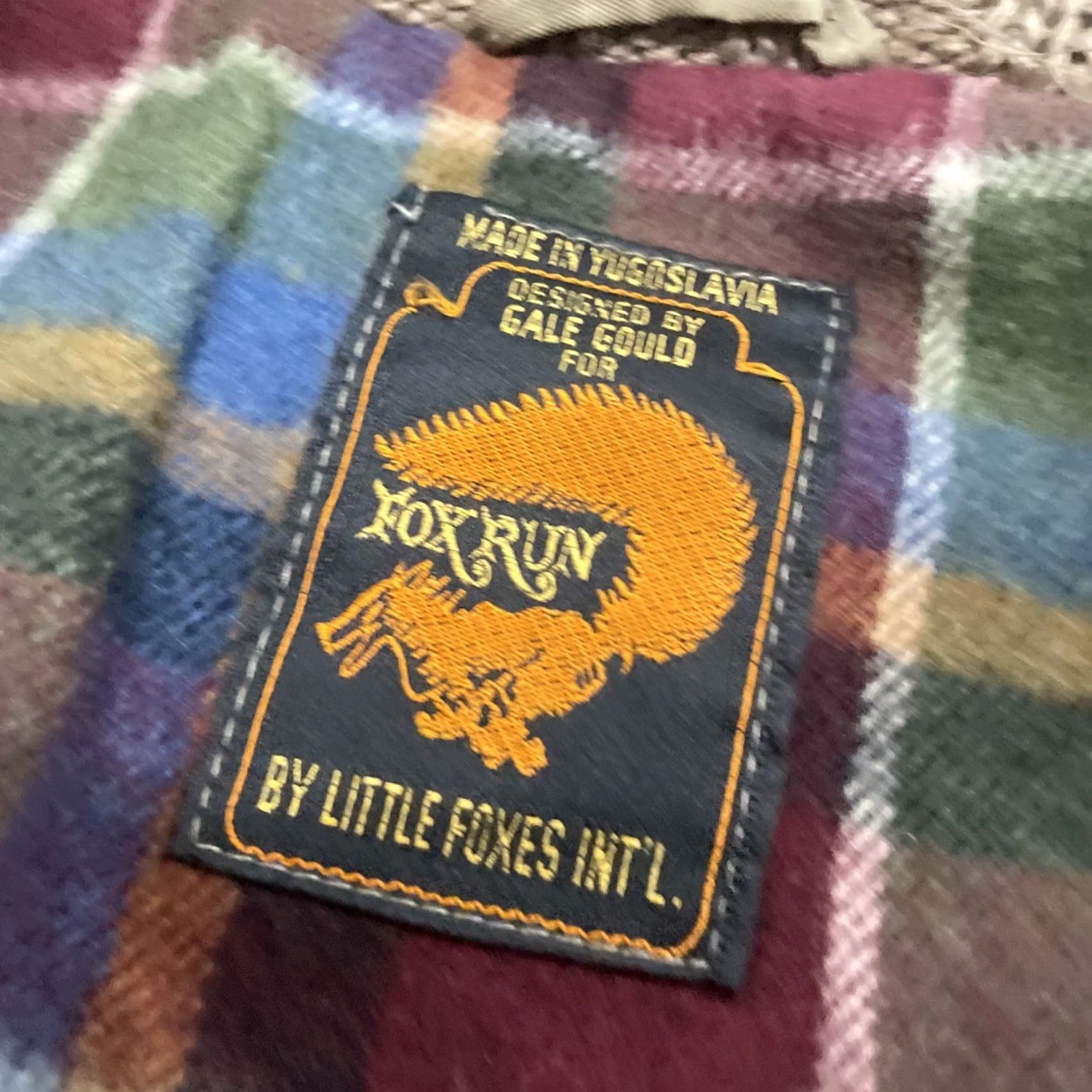 Nique VINTAGE FoxRun Plaid Flannel Line Canvas Coat Jacket Men XL Brown Unique Retro Cut Jacket Size US XL / EU 56 / 4 - 6 Thumbnail
