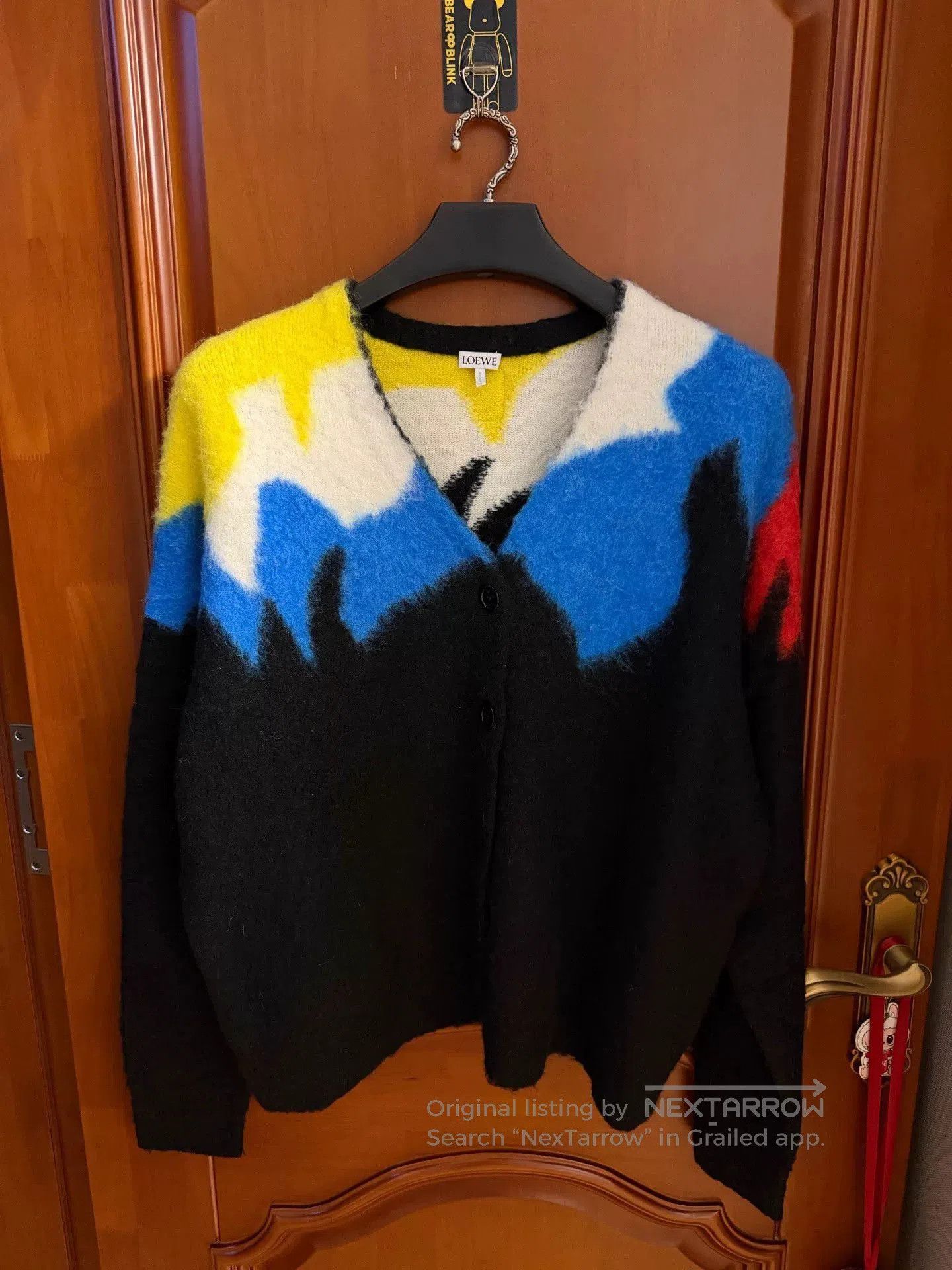 Loewe Loewe Colorblock Logo Cardigan. Size L / US 10 / IT 46 - 1 Thumbnail