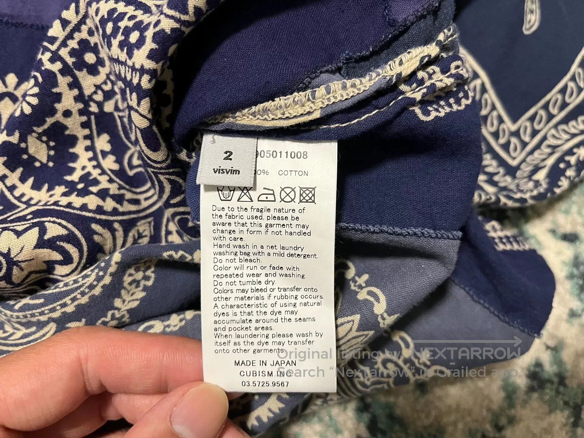 Visvim visvim 14ss ICT Tunic Bandana. Size US M / EU 48-50 / 2 - 4 Thumbnail
