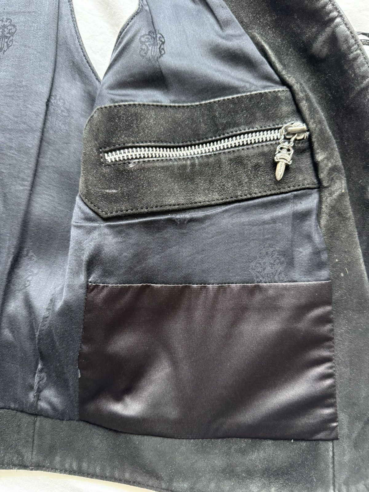 Chrome Hearts Chrome Hearts Suede Vest Size US M / EU 48-50 / 2 - 6 Thumbnail