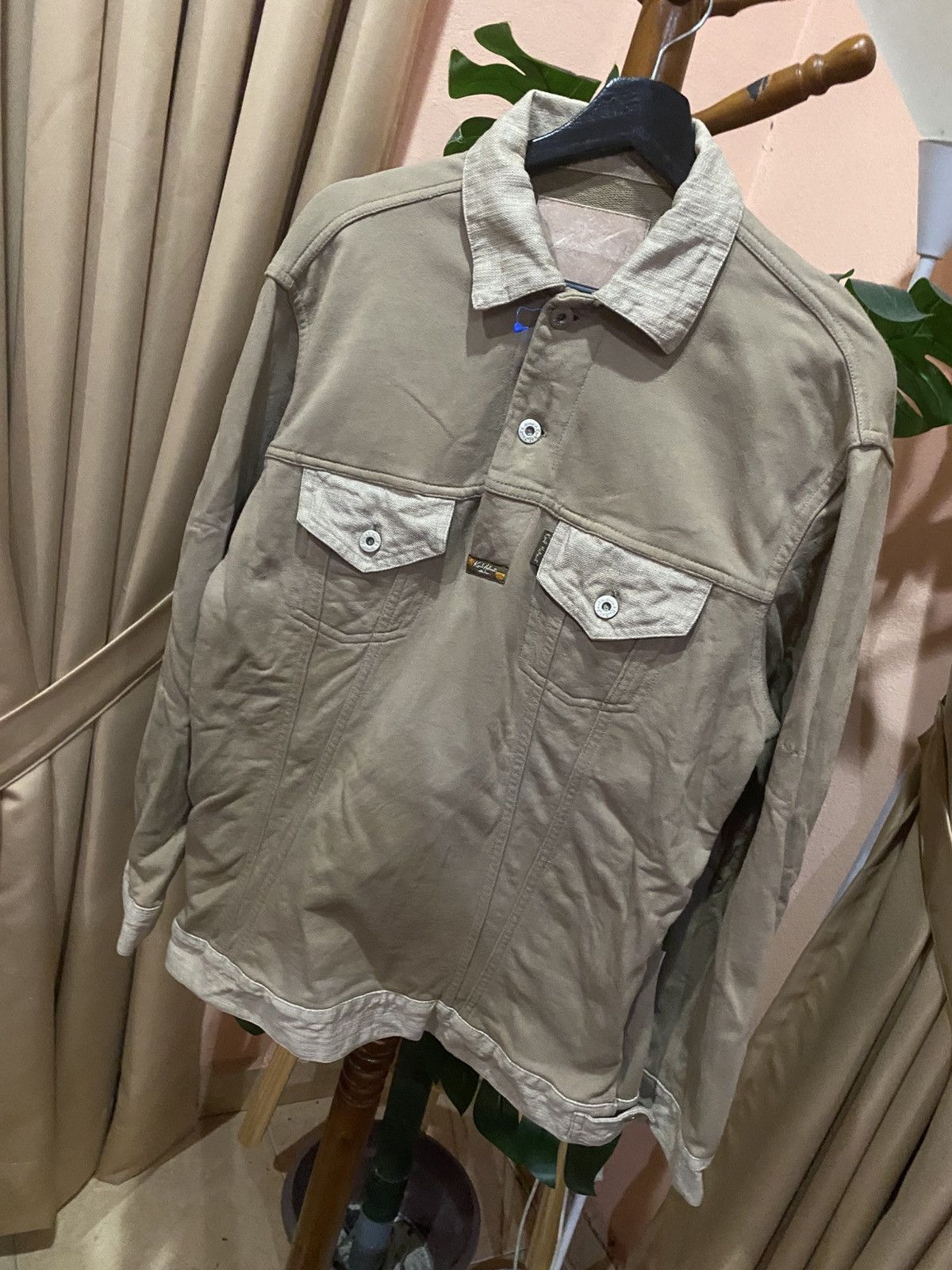 Karl Helmut × Pink House Karl Helmut x Pink House Japan Beige Utility Work Jacket Size US M / EU 48-50 / 2 - 2 Thumbnail