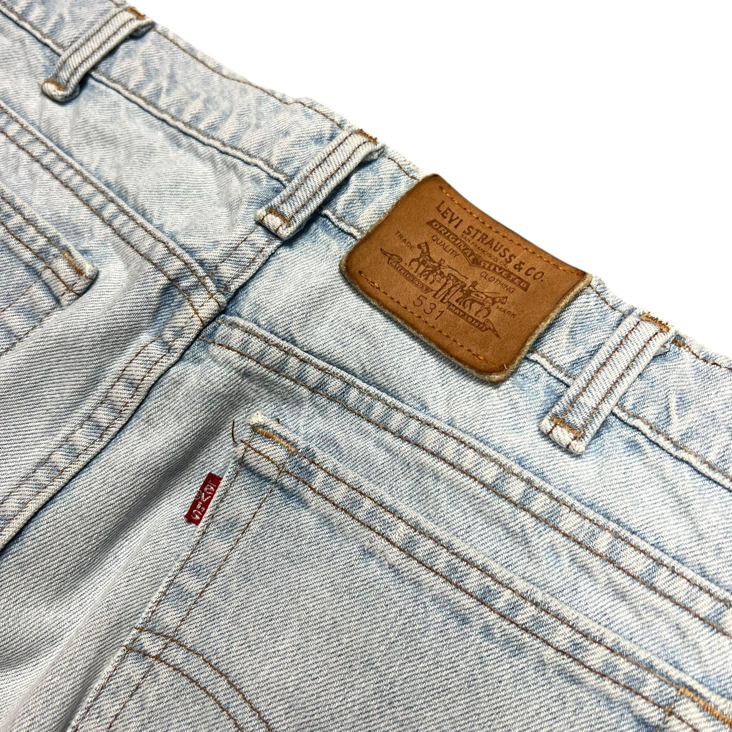 Levi's Vintage Clothing Levi's 531 Light Wash Jeans - 32" Size US 32 / EU 48 - 6 Thumbnail