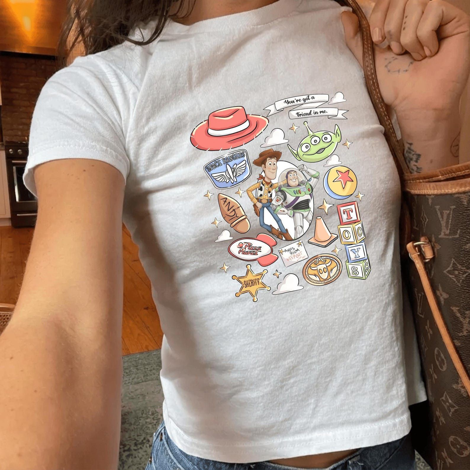Other Toy Story Magic Kingdom Baby Tee Size L / US 10 / IT 46 - 2 Thumbnail