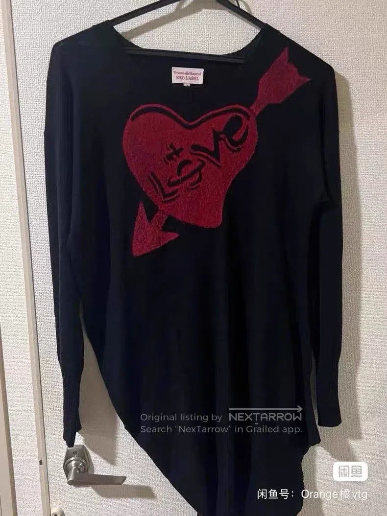 Vivienne Westwood Vivienne Westwood Heart Shaped Saturn Pattern Irregular Kn Size M / US 6-8 / IT 42-44 - 4 Thumbnail