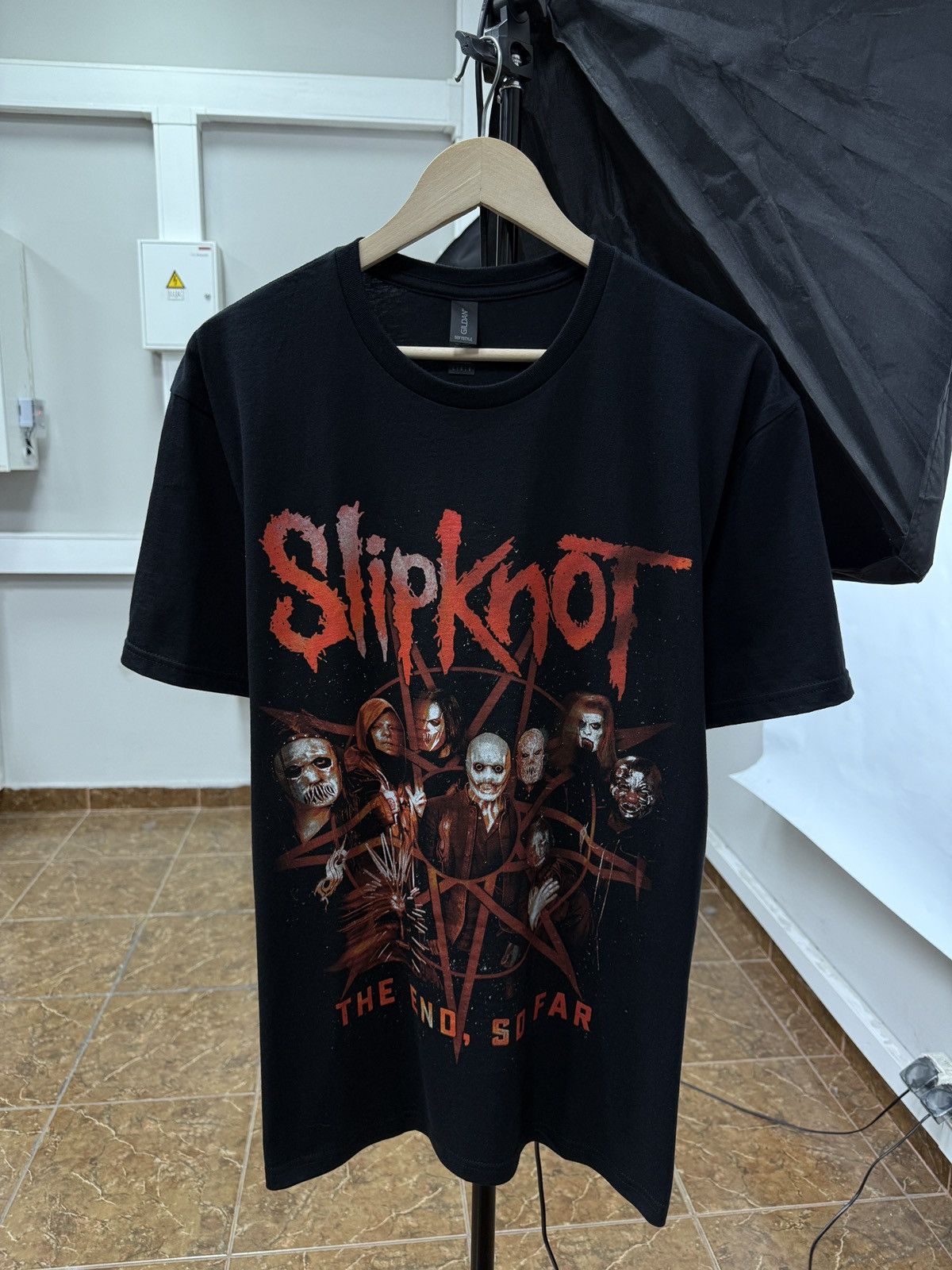 Slipknot 🇺🇸 Y2K Slipknot The End So Far Nu Metal Band T-Shirt Rare Size US L / EU 52-54 / 3 - 1 Thumbnail