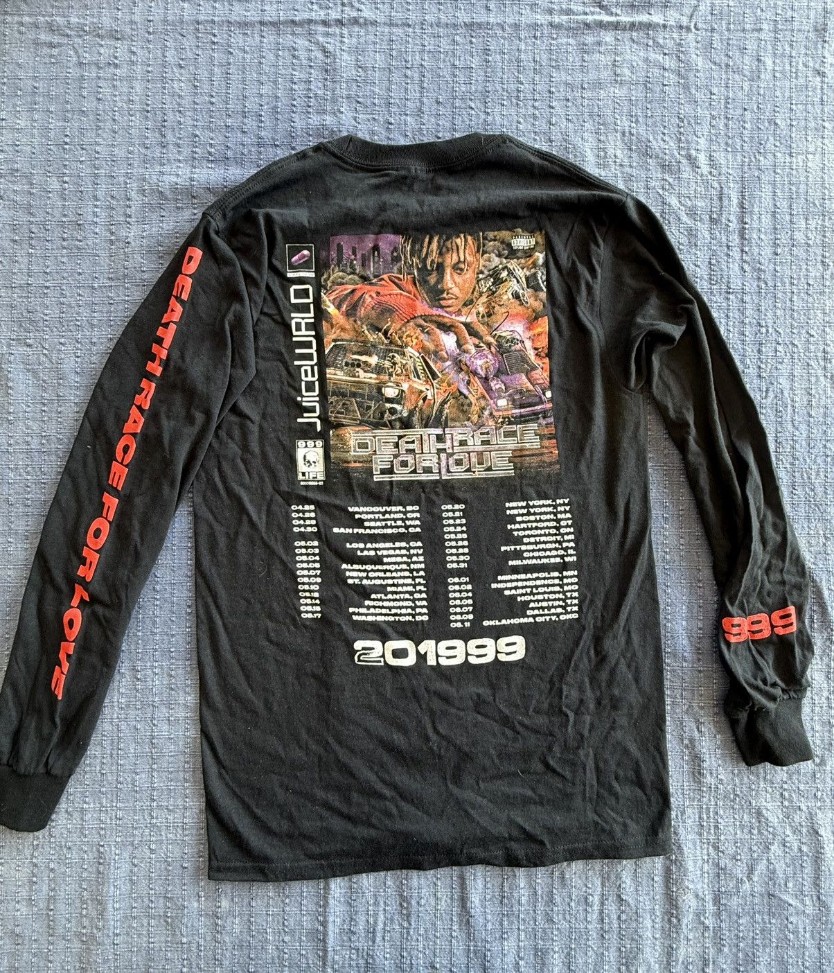 Band Tees Juice WRLD Death Race For Love Size US S / EU 44-46 / 1 - 1 Thumbnail