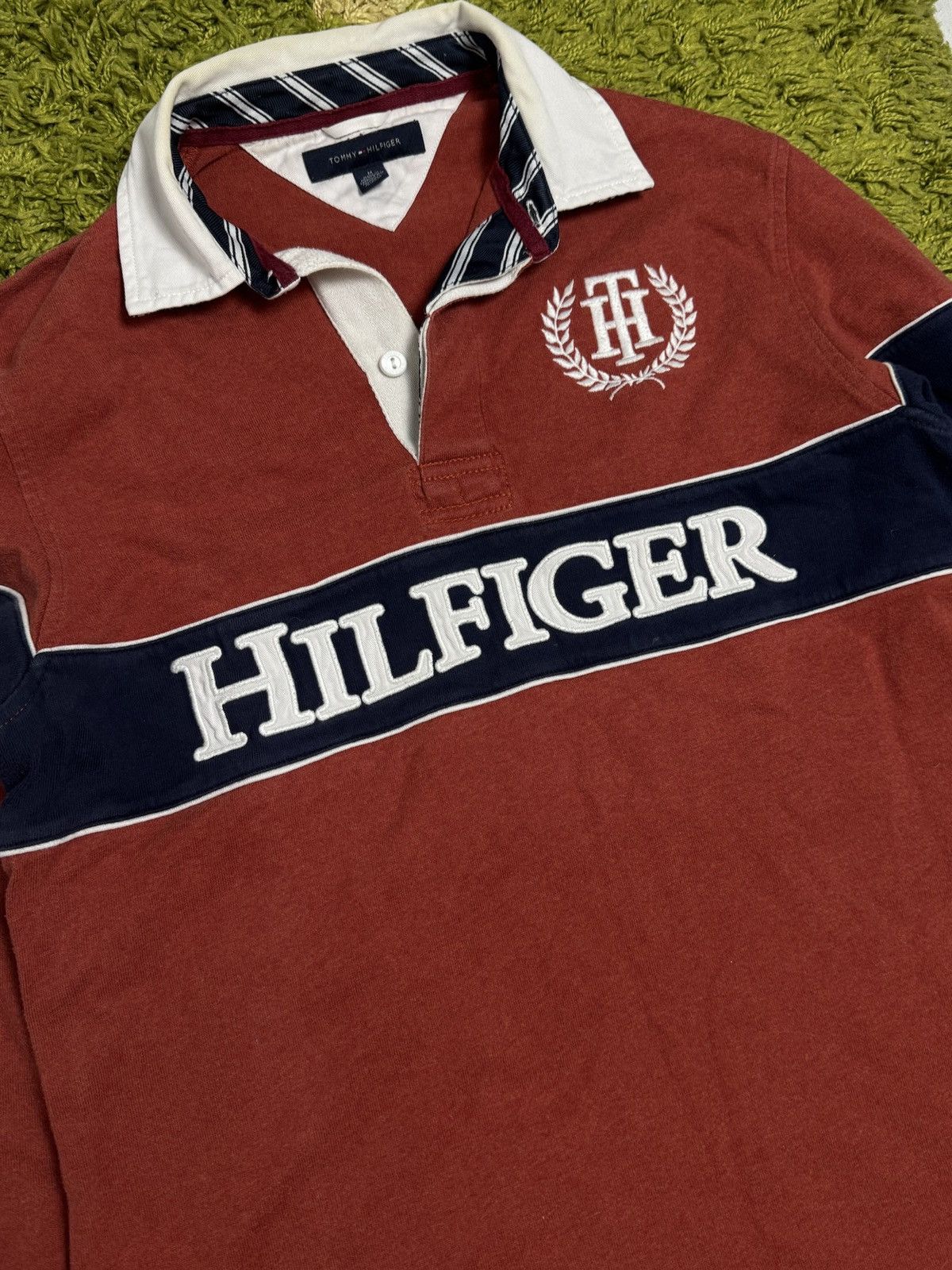 Other Vintage 90s Tommy Hilfiger polo long sleeve shirt Size US M / EU 48-50 / 2 - 2 Thumbnail