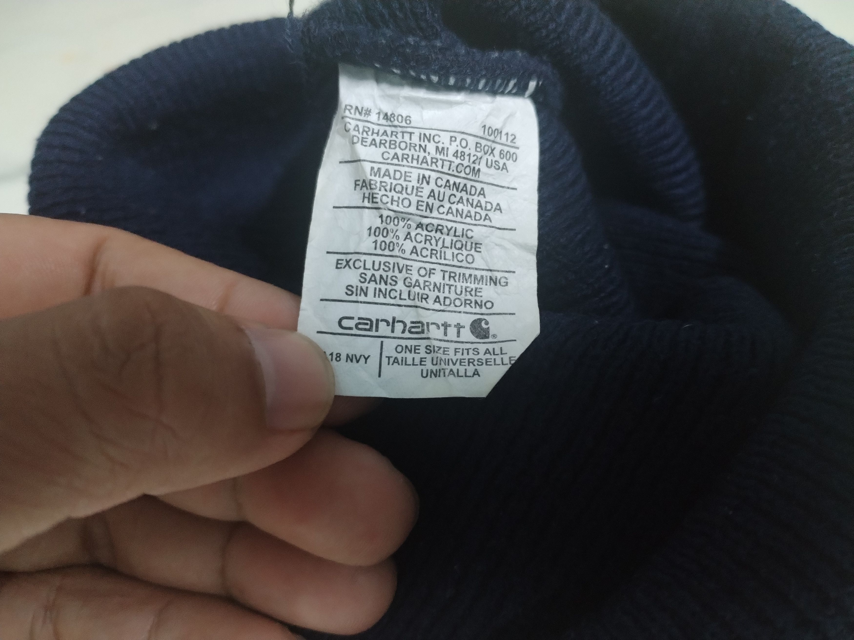 Carhartt × Carhartt Wip × Vintage BEANIE CARHARRT VERY RARE Size ONE SIZE - 3 Thumbnail