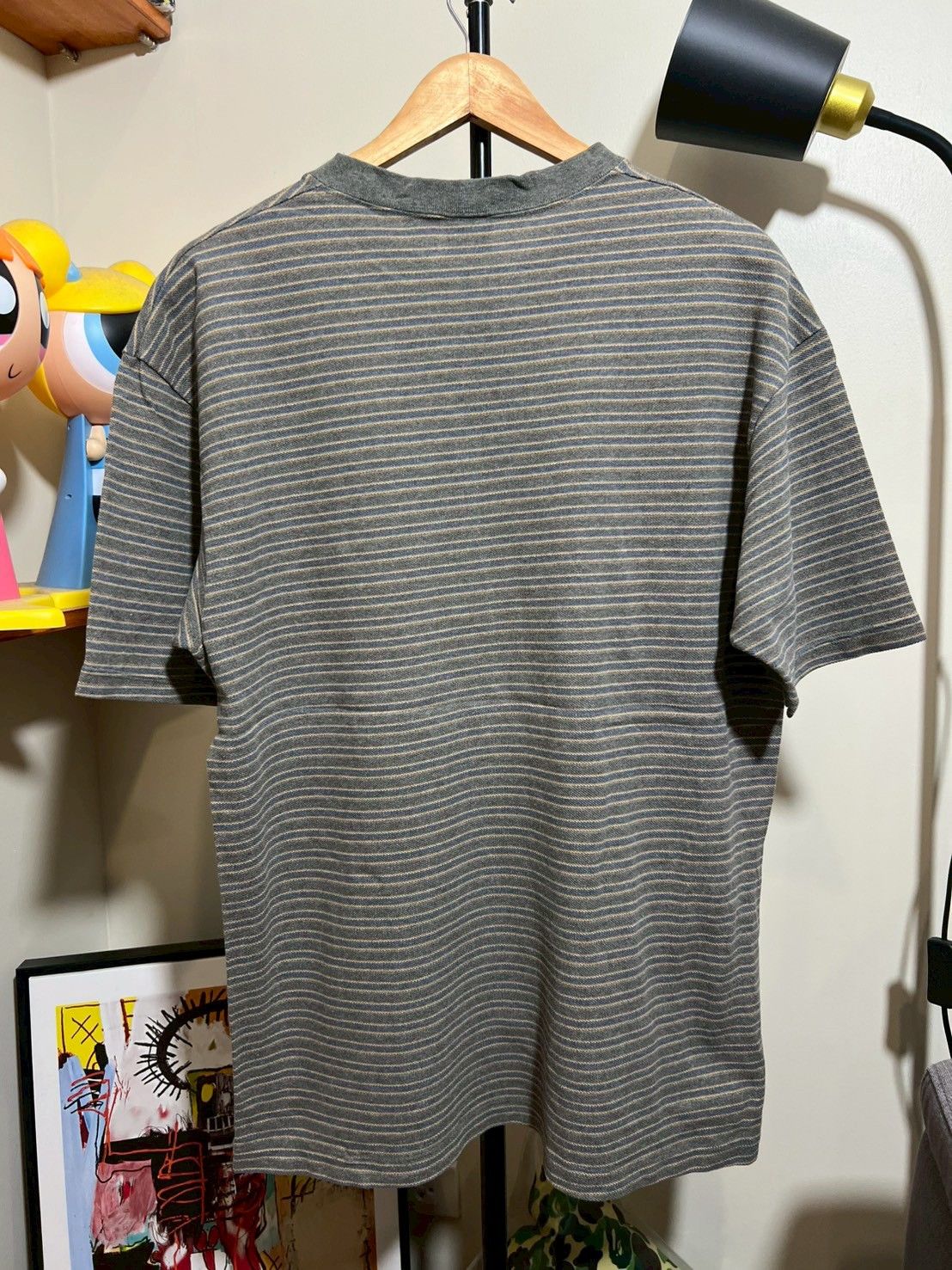 Quicksilver × Quiksilver × Vintage Vintage 90's Quicksilver shirt Stripe surf wear bnz02 Size US L / EU 52-54 / 3 - 5 Thumbnail