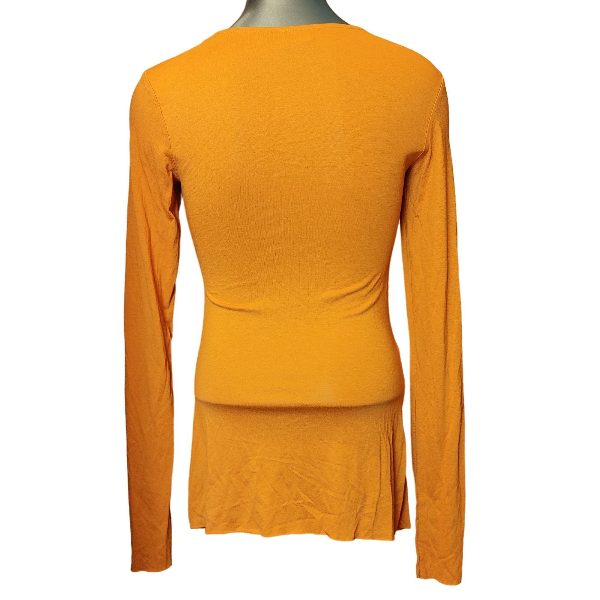 Other VENUS Women's S Orange Long Sleeve Top Dress Size S / US 4 / IT 40 - 2 Thumbnail