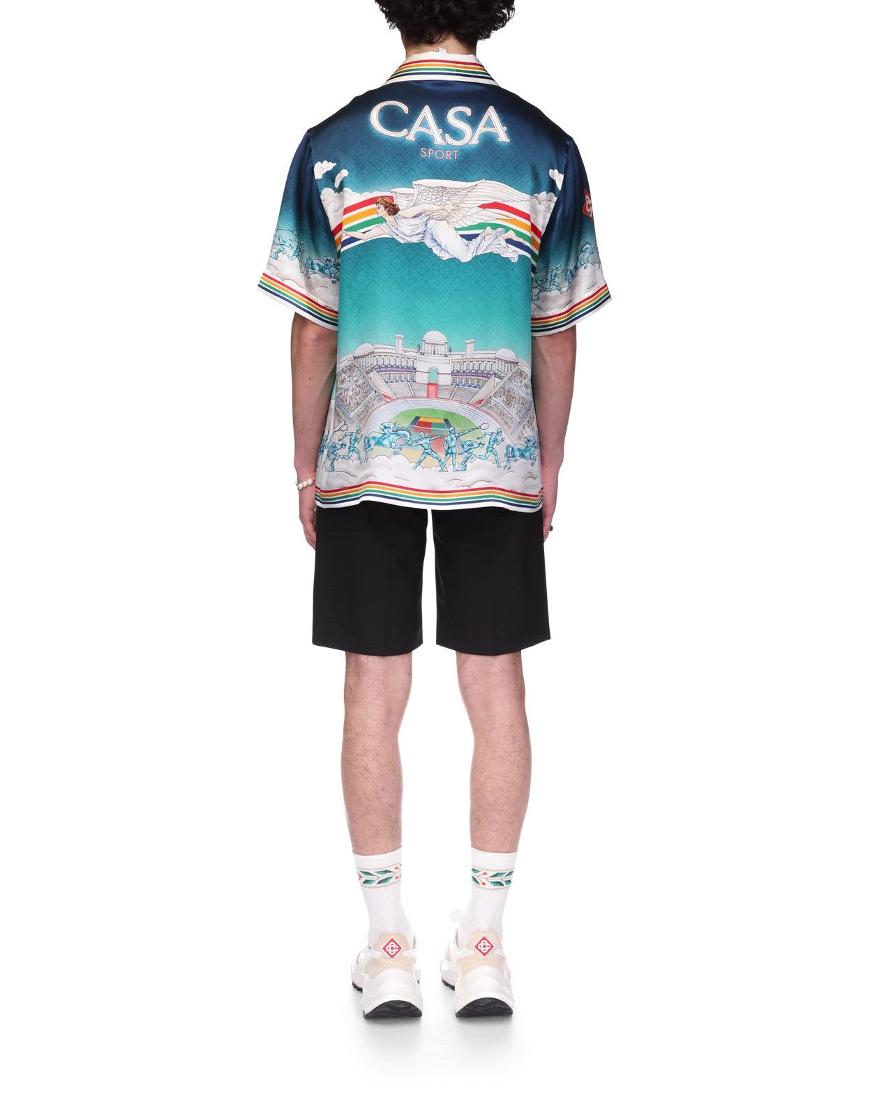 Casablanca os11x0725 Venus As A Boy Gradient Silk Camp Shirt Size US M / EU 48-50 / 2 - 3 Thumbnail