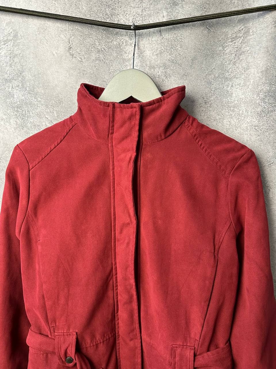 Designer × Musto × Vintage Musto Purple Label Jacket Burgundy Zip Buttons Coat Belted Size M / US 6-8 / IT 42-44 - 5 Thumbnail