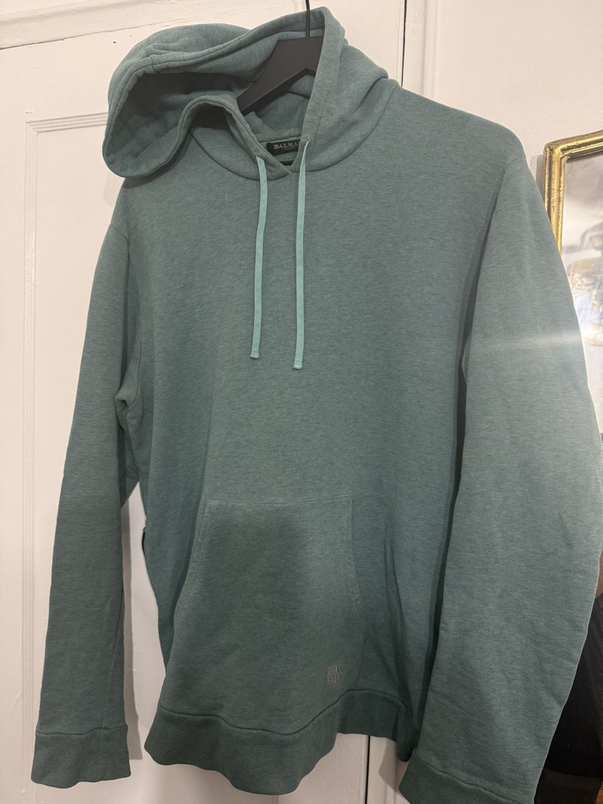 Balmain Decarnin Turquoise Hoody *Rare* Size US L / EU 52-54 / 3 - 2 Thumbnail