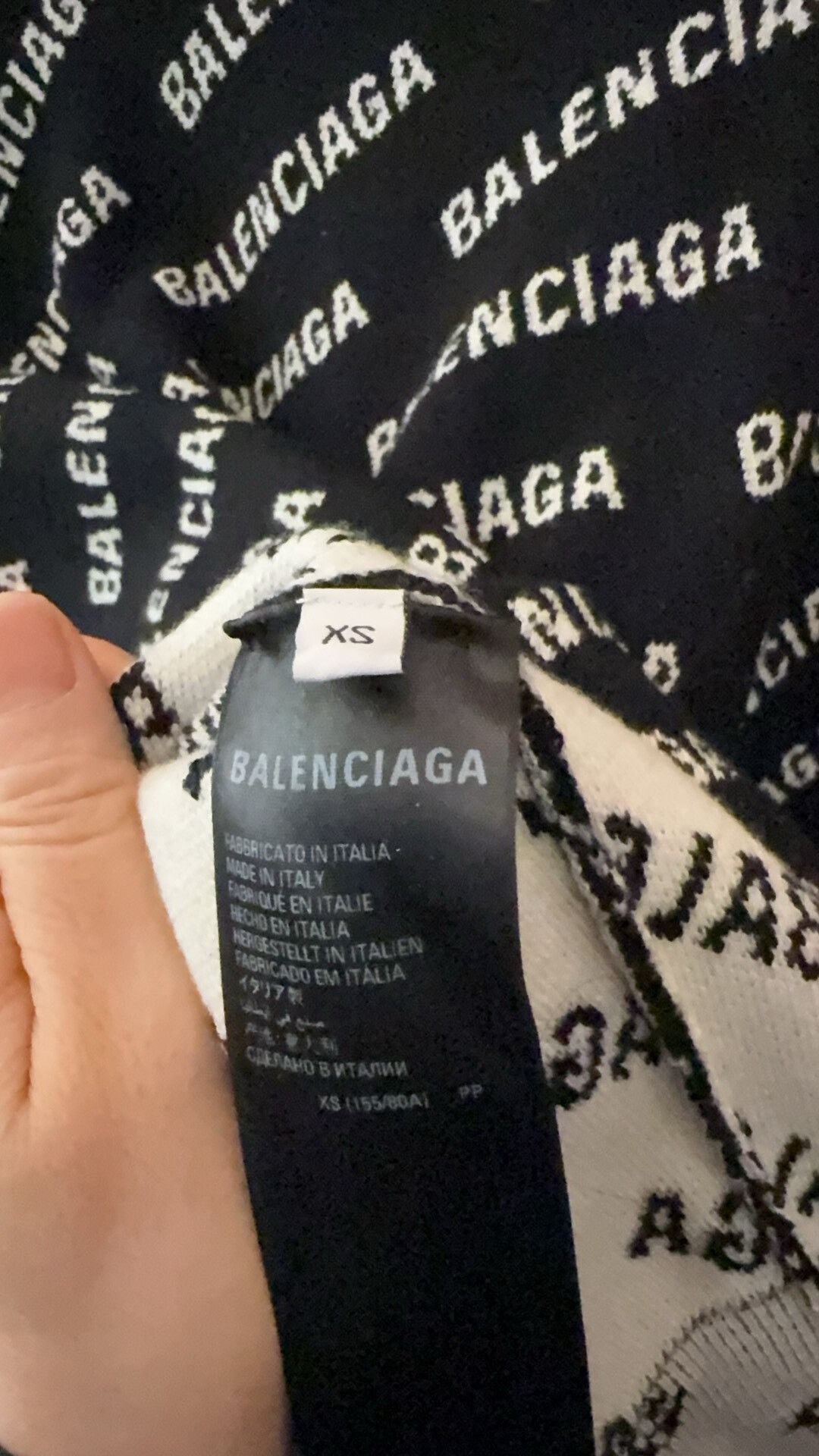 Balenciaga Balenciaga Wool Sweater with Logo Design Size US M / EU 48-50 / 2 - 2 Thumbnail