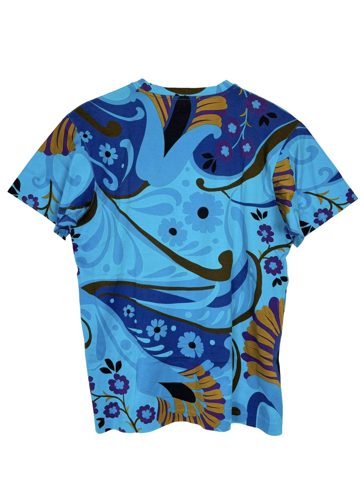 Gucci S/S 1999 Floral Print T-Shirt (SS99, Flower, Psychedelic) Size US M / EU 48-50 / 2 - 2 Thumbnail