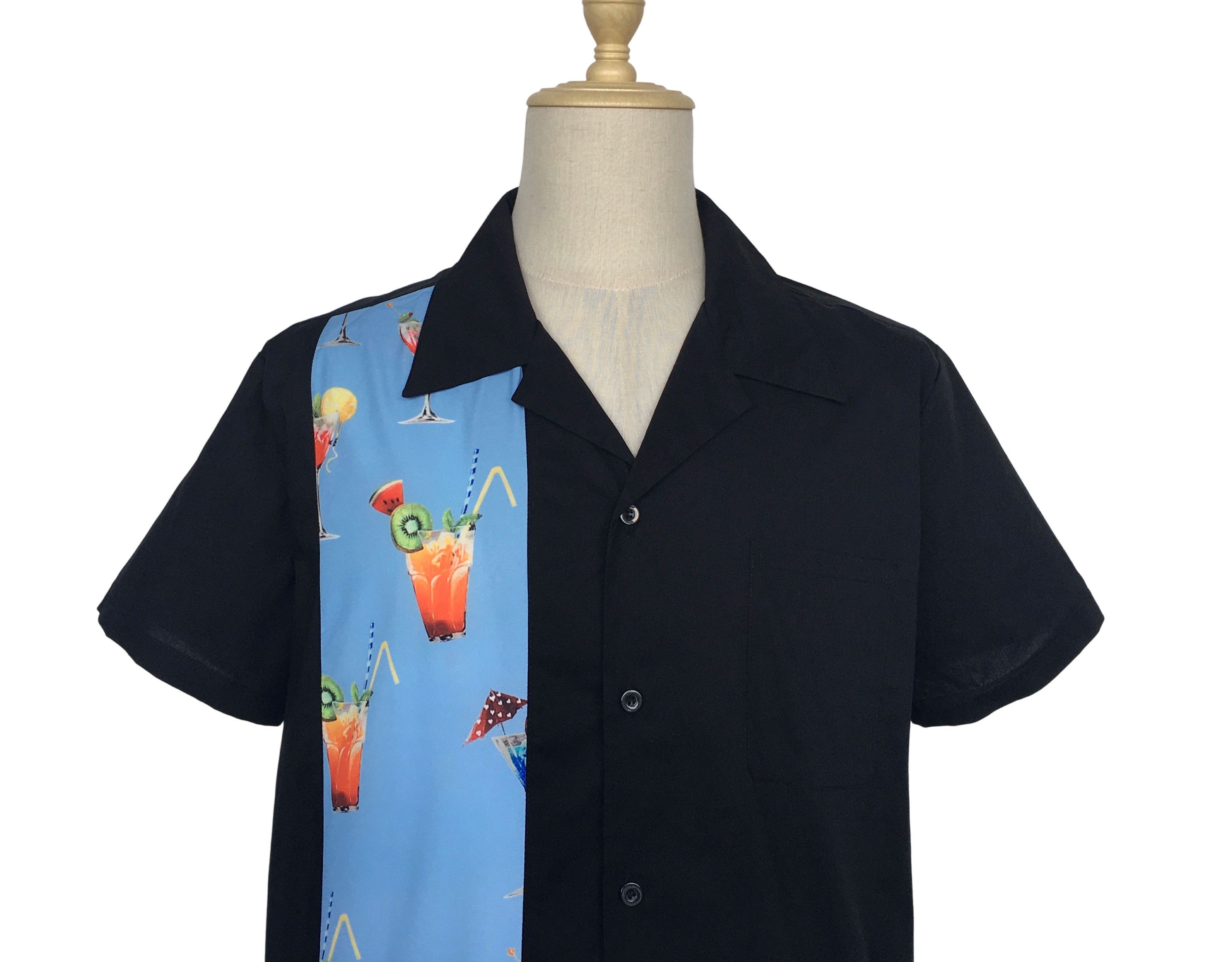 Other Men's Rockabilly Western shirt Cocktail Pattern Clothing Size US XL / EU 56 / 4 - 4 Thumbnail