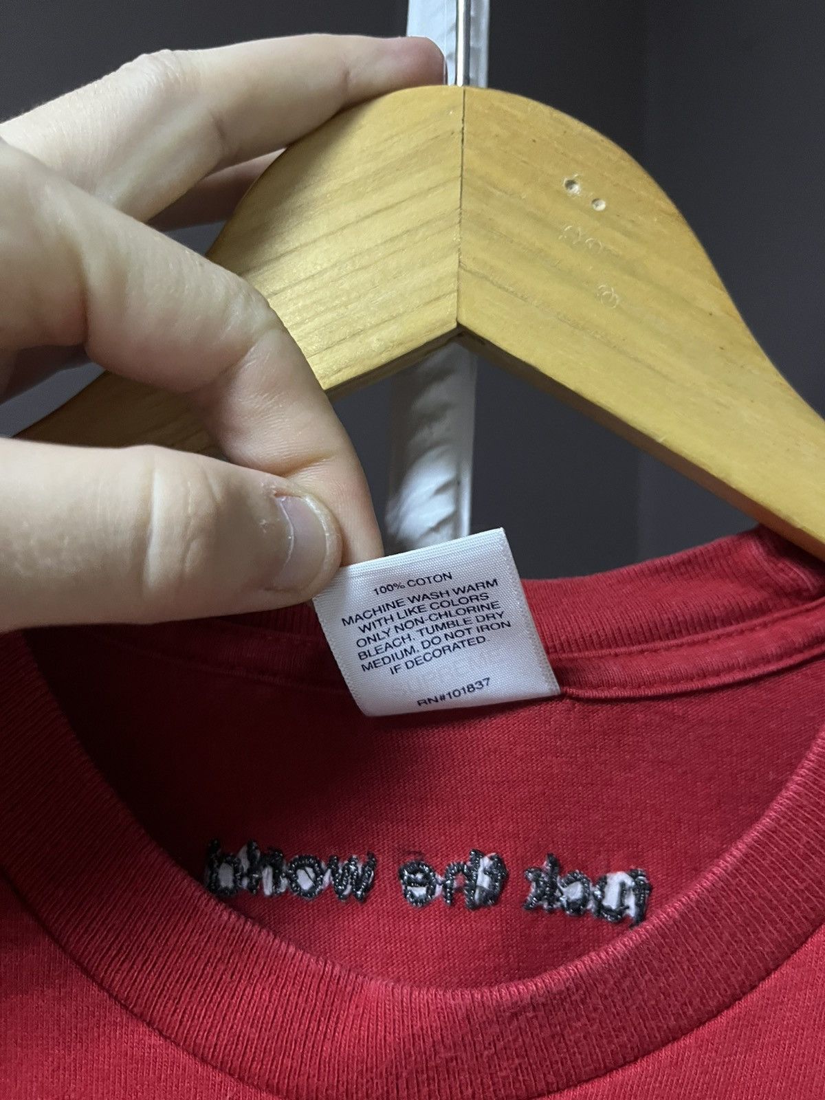 Supreme Supreme Fuck The World Tee Size US M / EU 48-50 / 2 - 4 Thumbnail