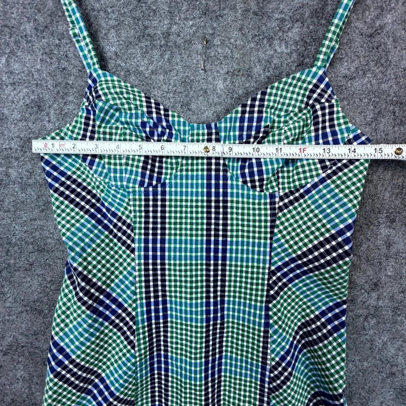 Urban Outfitters Urban Outfitters Dress Womens M Green Plaid Academia Preppy Size M / US 6-8 / IT 42-44 - 5 Thumbnail
