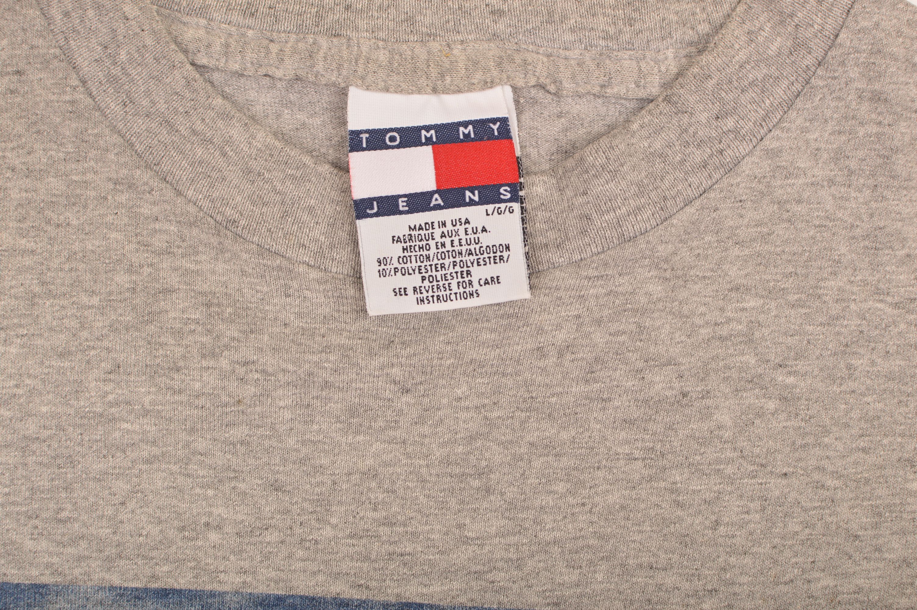 Tommy Hilfiger × Tommy Jeans Tommy Hilfiger Jeans Vintage Cotton Blend SS T-Shirt Tee Size US L / EU 52-54 / 3 - 5 Thumbnail