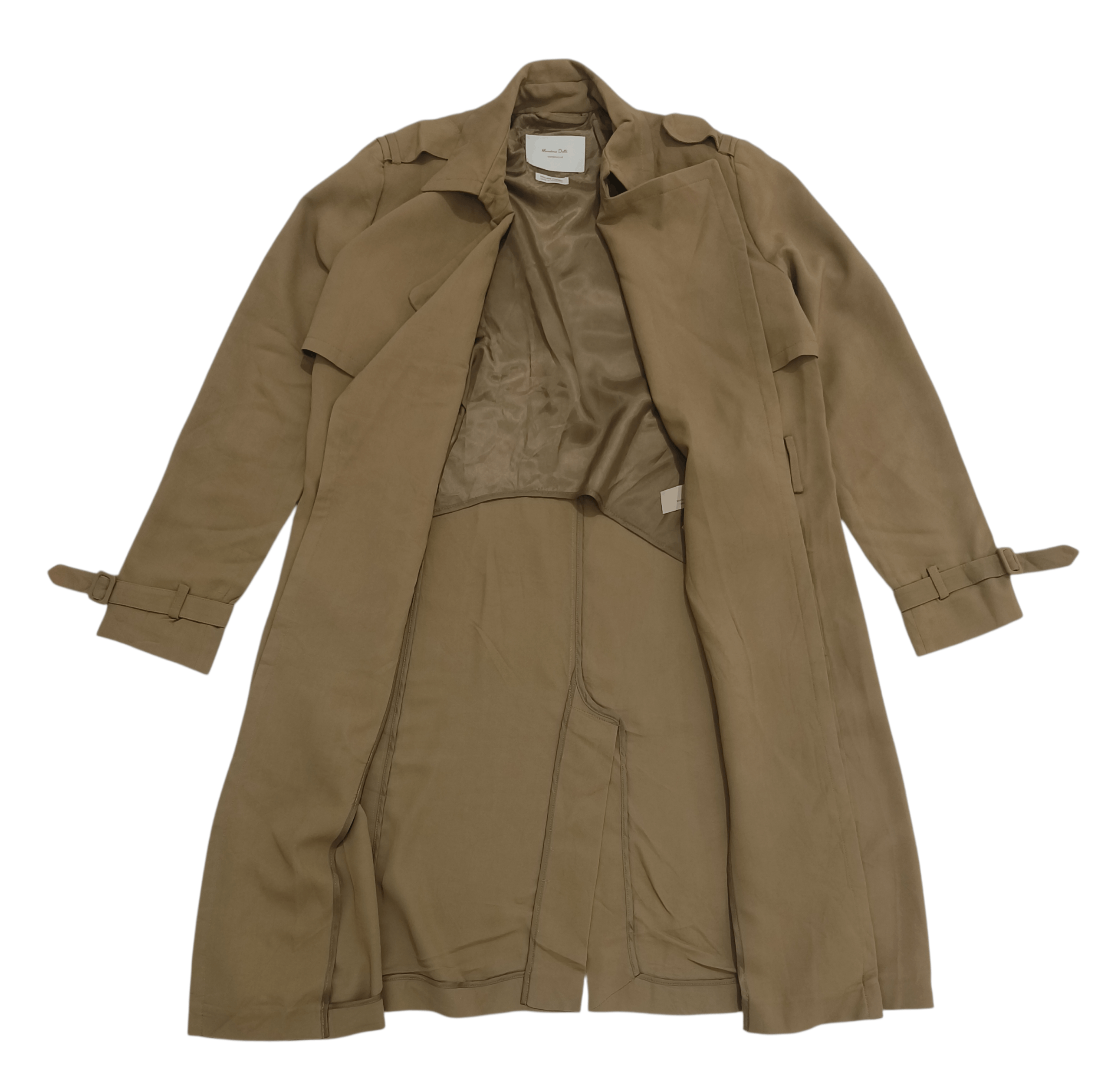Massimo Dutti Authentic! MASSIMO DUTTI Women's Trench Coat Size M / US 6-8 / IT 42-44 - 3 Thumbnail