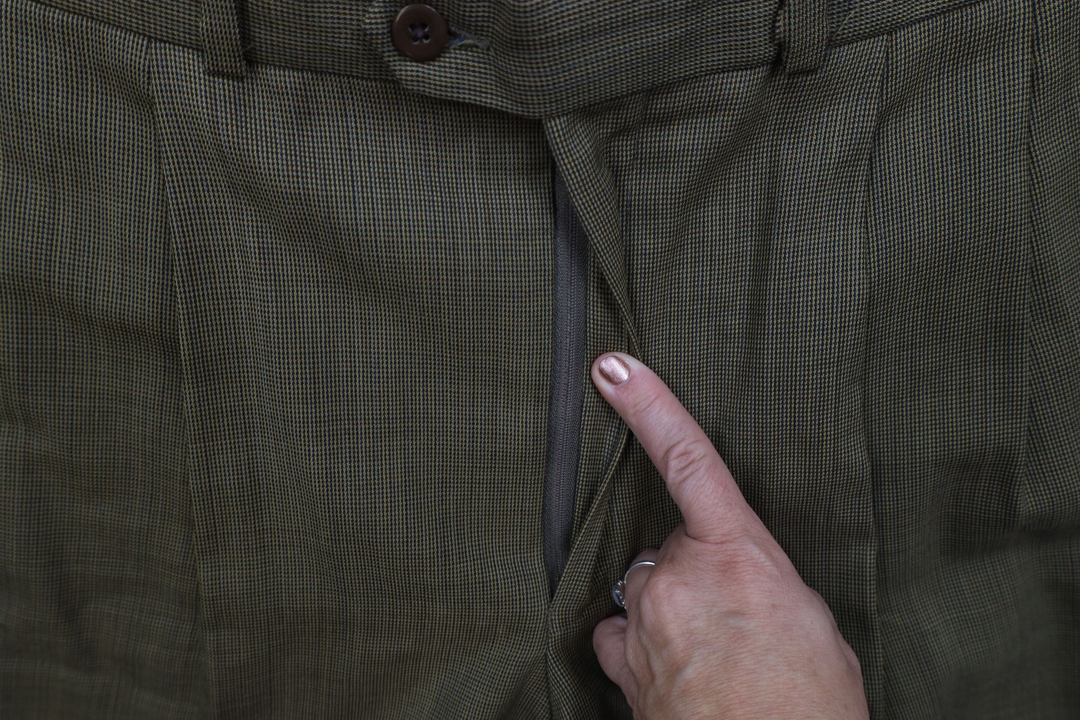 Ralph Lauren Vintage 90s Ralph Lauren Wide Leg Chino Pants Plaid Size US 36 / EU 52 - 6 Thumbnail