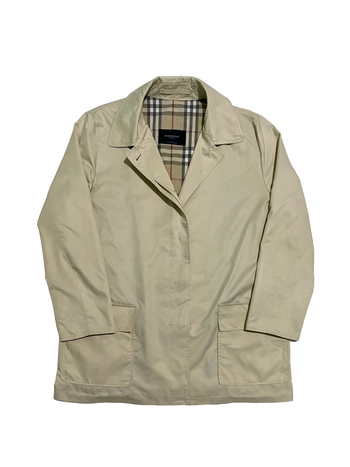 Burberry BURBERRY NOVA CHECK TRENCH COAT JACKET MADE IN ENGLAND Size US M / EU 48-50 / 2 - 2 Thumbnail