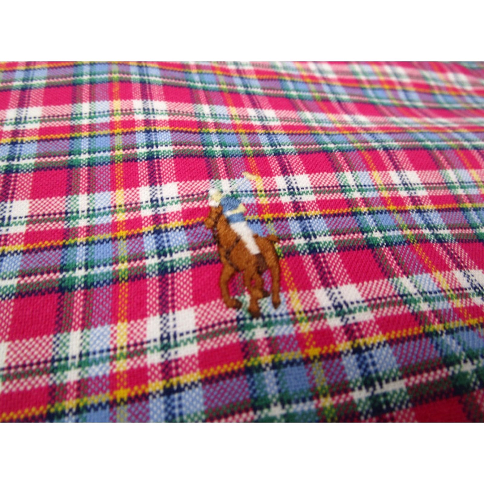Ralph Lauren Ralph Lauren Shirt Men Pink Check 2XL XXL Button Up Long Sleeve Twill Pony Size US XXL / EU 58 / 5 - 3 Thumbnail